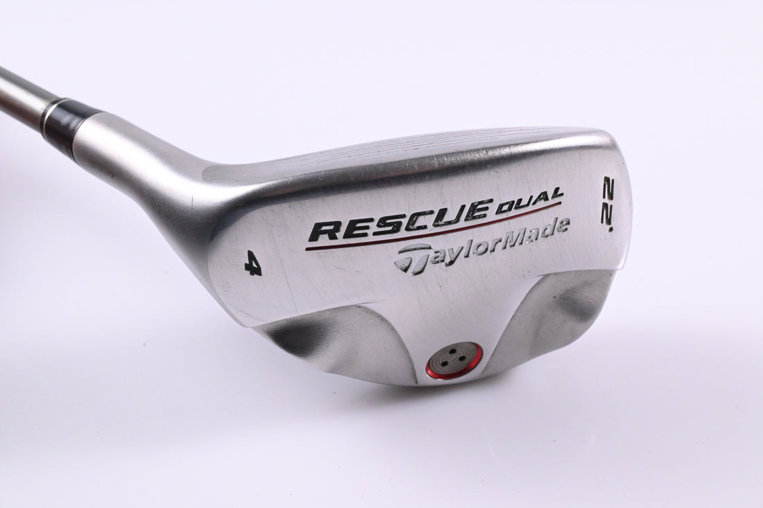 Left Hand Taylormade Rescue Dual #4 Hybrid / 22 Degree / Stiff Flex Taylormade