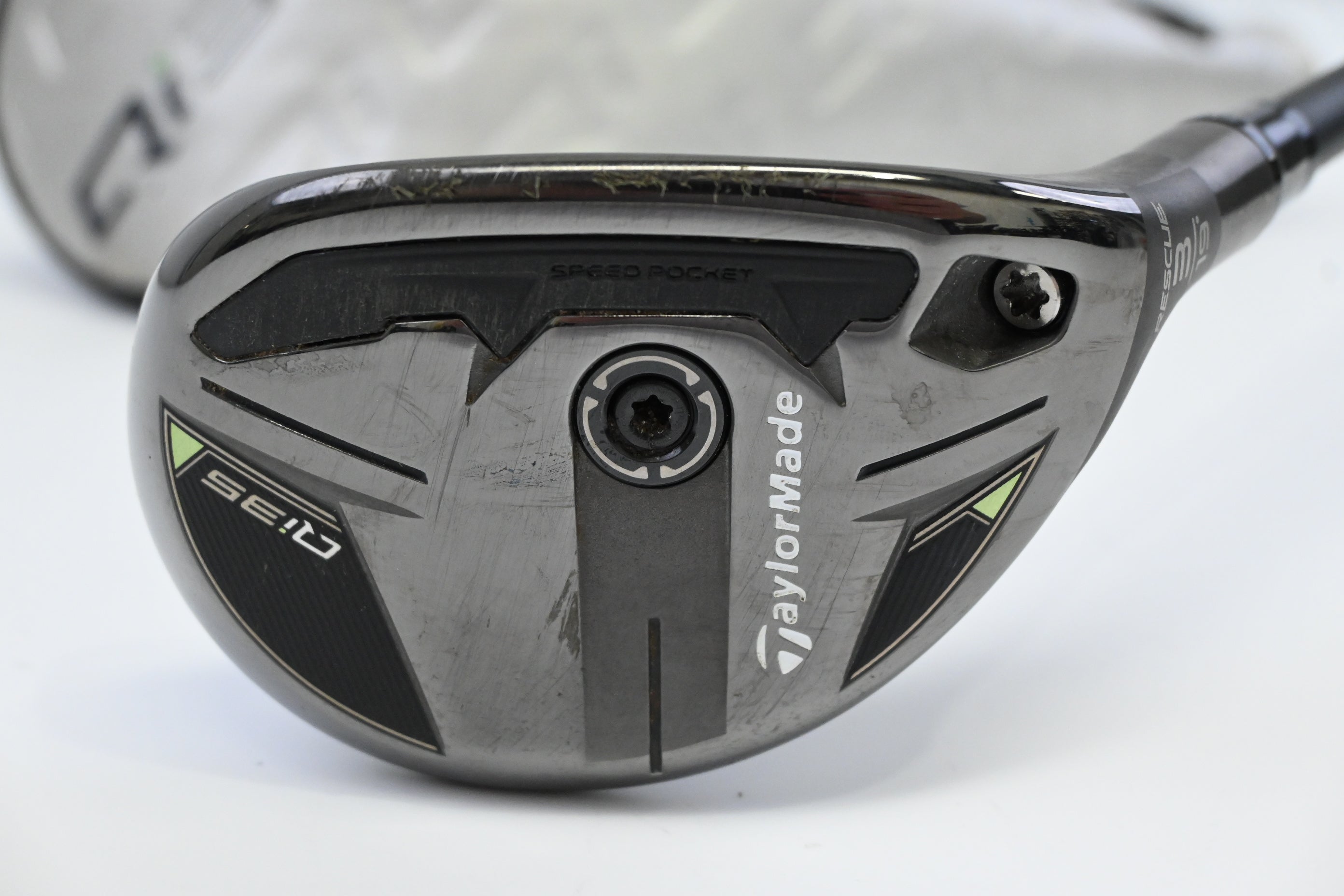 Taylormade Qi35 #3 Hybrid / 19 Degree / Stiff Flex Kai'li Blue 85 Shaft