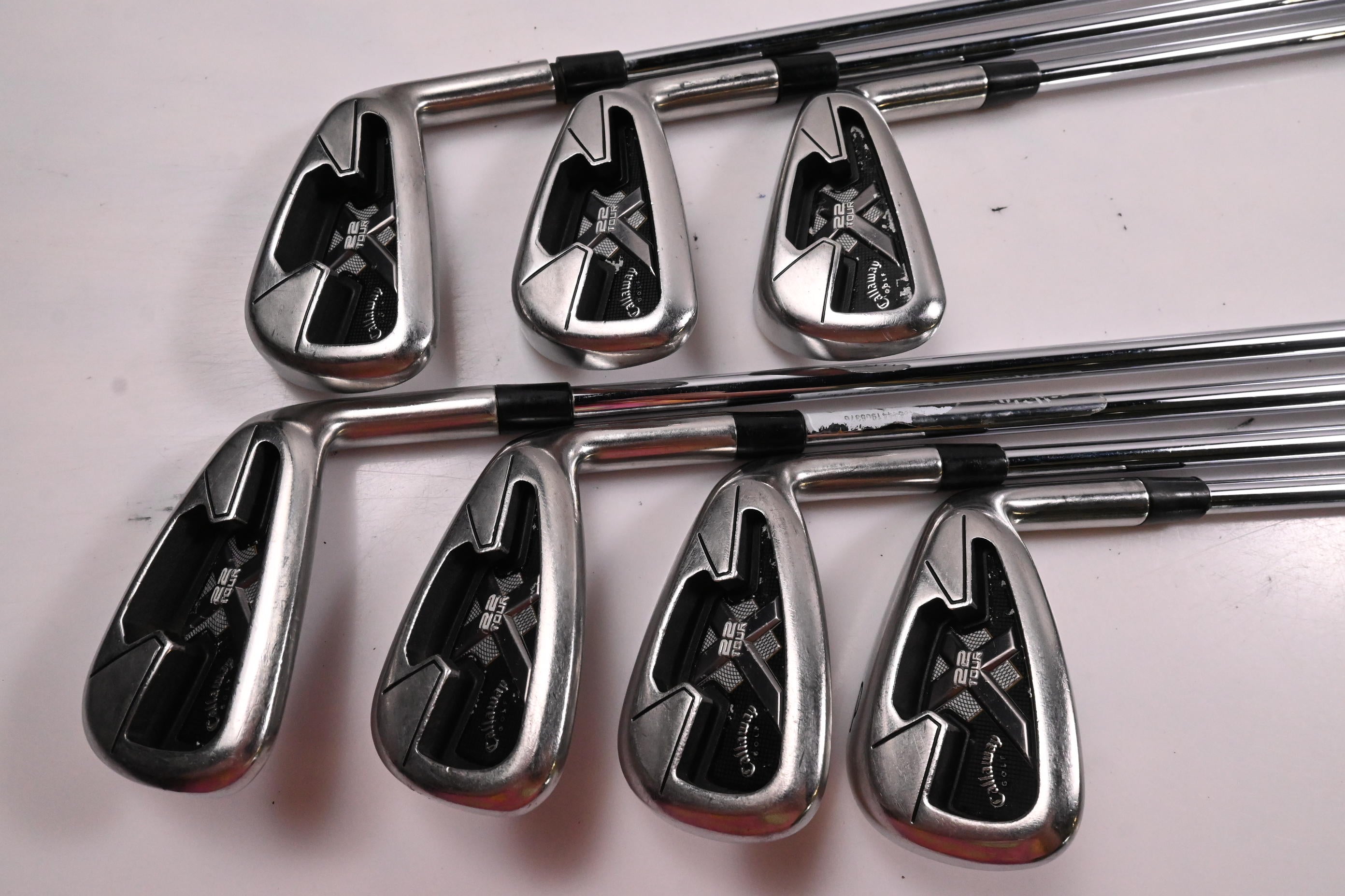 Callaway X-22 Tour Irons / 4-PW / Regular Flex Project X Flighted Shafts