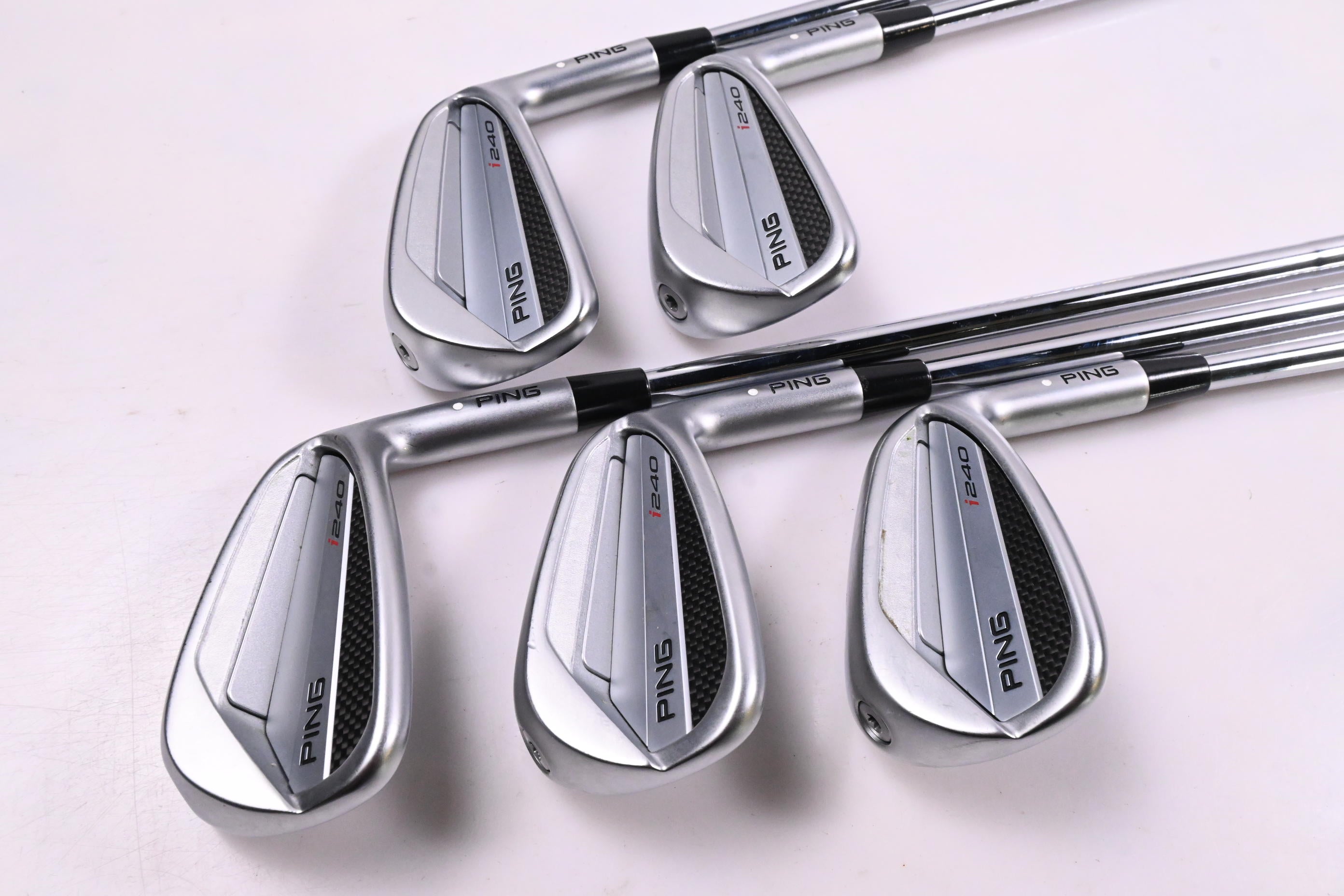 Ping I240 Irons / 6-PW / White Dot / Stiff Flex N.S.Pro Modus³ Tour 115 Shafts