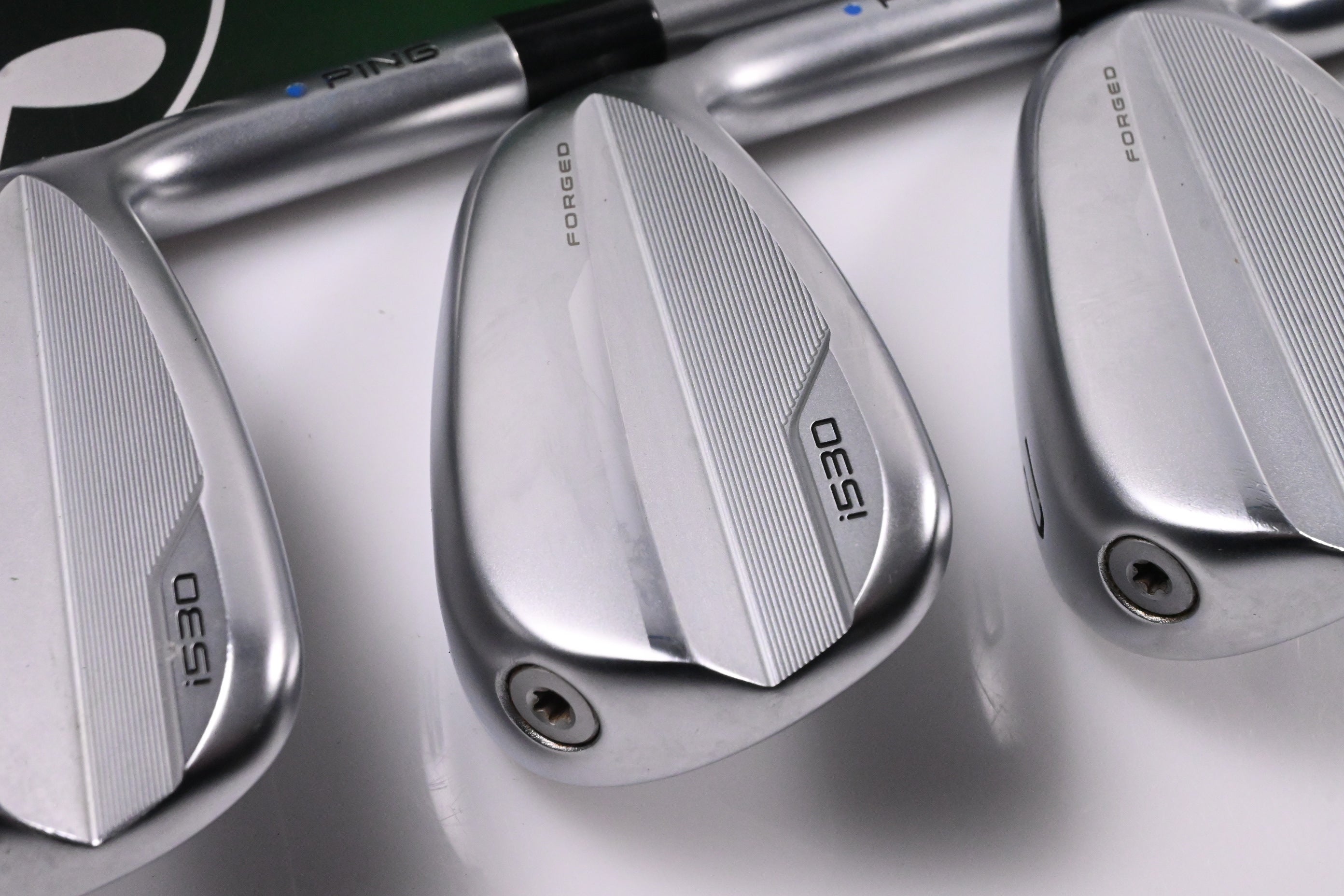 Ping i530 Irons / 7-PW+GW / Blue Dot / Senior Flex Ping Alta Quick 35 Shafts