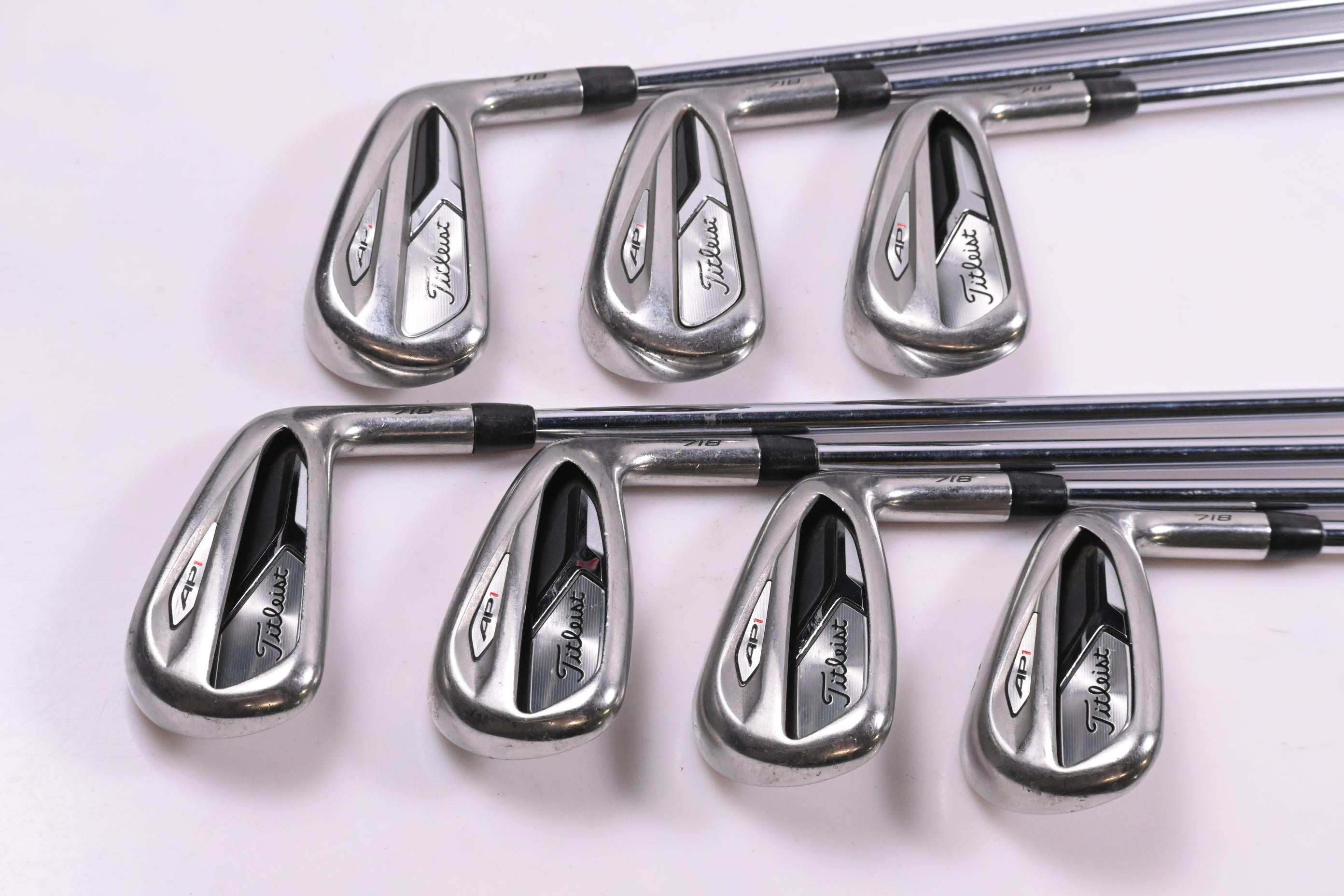 Titleist 718 AP1 Irons / 4-PW / Regular Flex AMT Red R300 Shafts