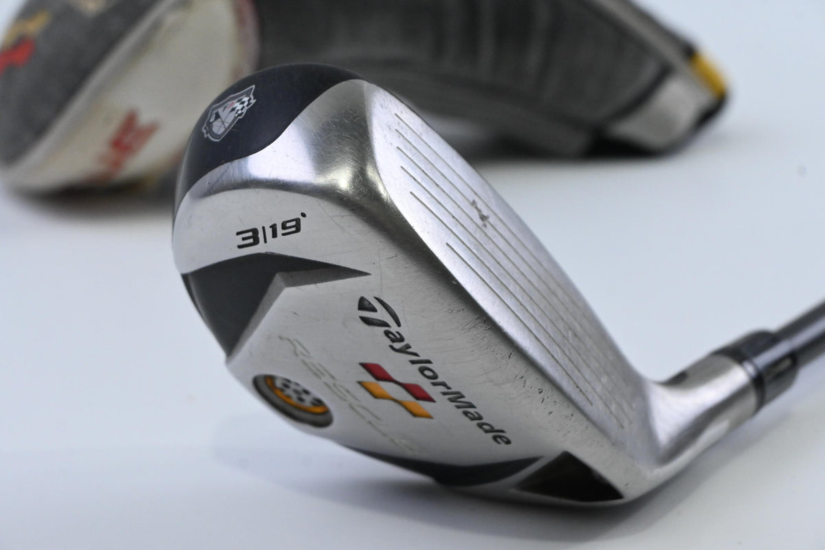 Taylormade Rescue 2009 #3 Hybrid / 19 Degree / Regular Flex Aldila RIP 65 Shaft