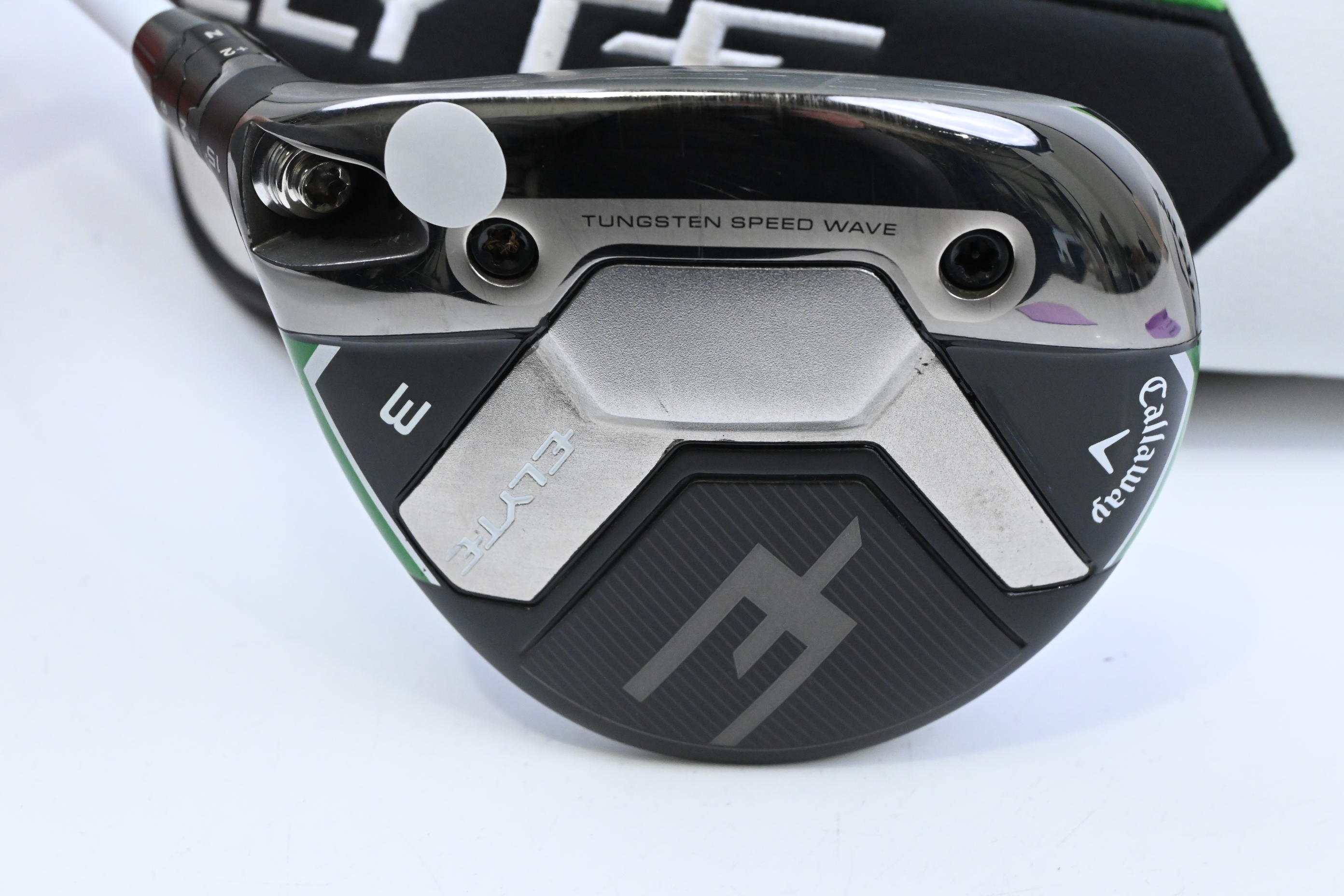 Left Hand Callaway Elyte #3 Wood / 15 Degree / TX-Flex Fujikura Atmos Black 7