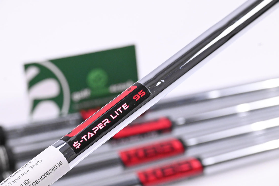 KBS $-Taper Lite 95 Iron Shafts / Regular Flex / Set of 5 / .355" Tip