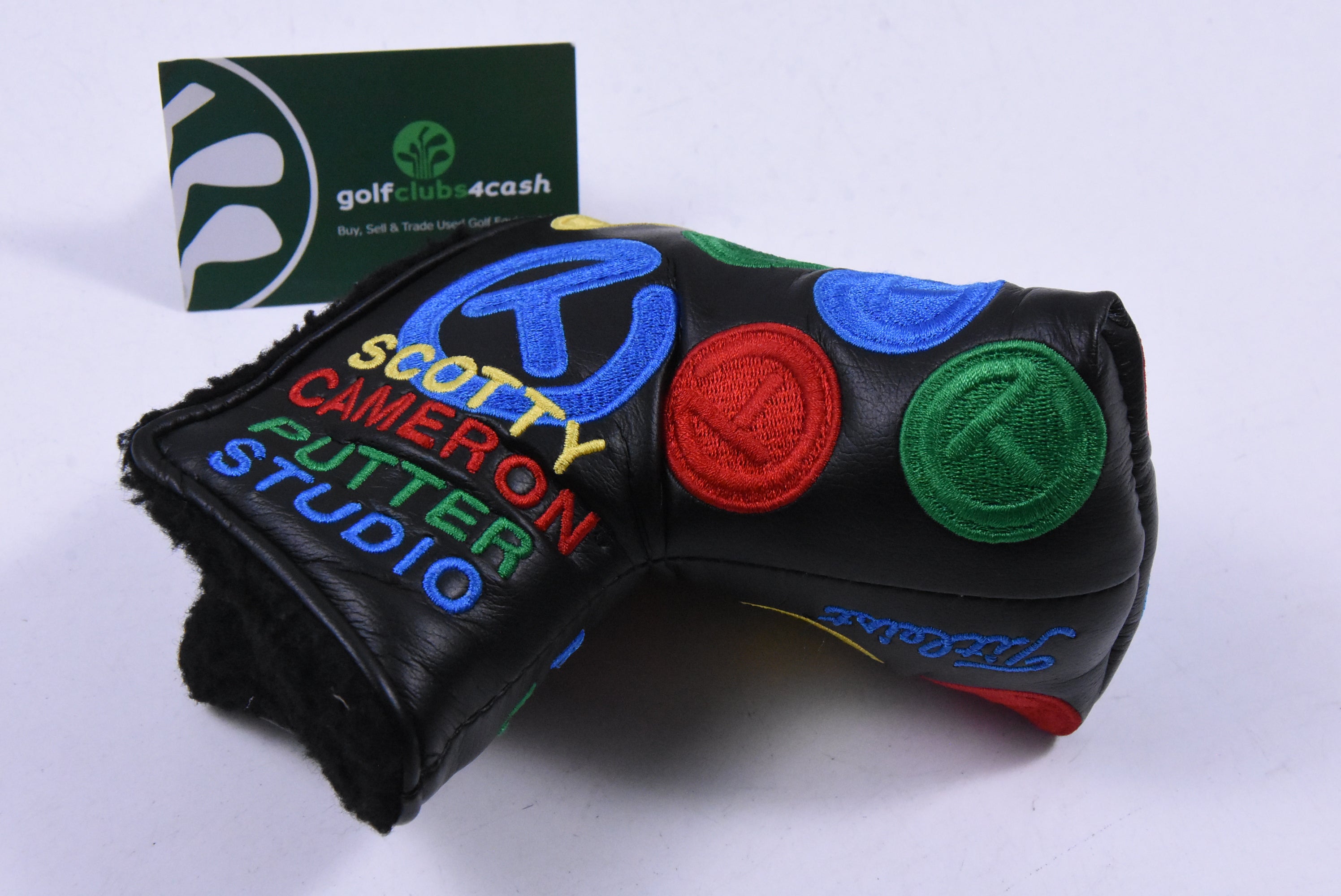 Scotty Cameron Circle T Dancing Rainbow Putter Cover / Mid-Mallet / Black