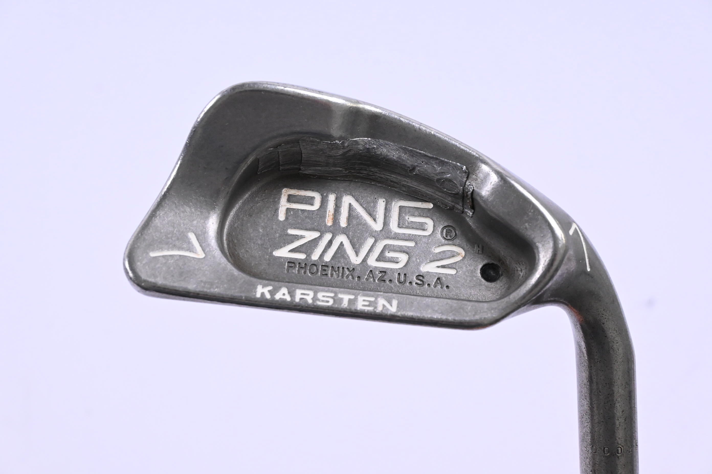 Ping Zing 2 #7 Iron / Black Dot / Stiff Flex Ping Karsten 201 Shaft