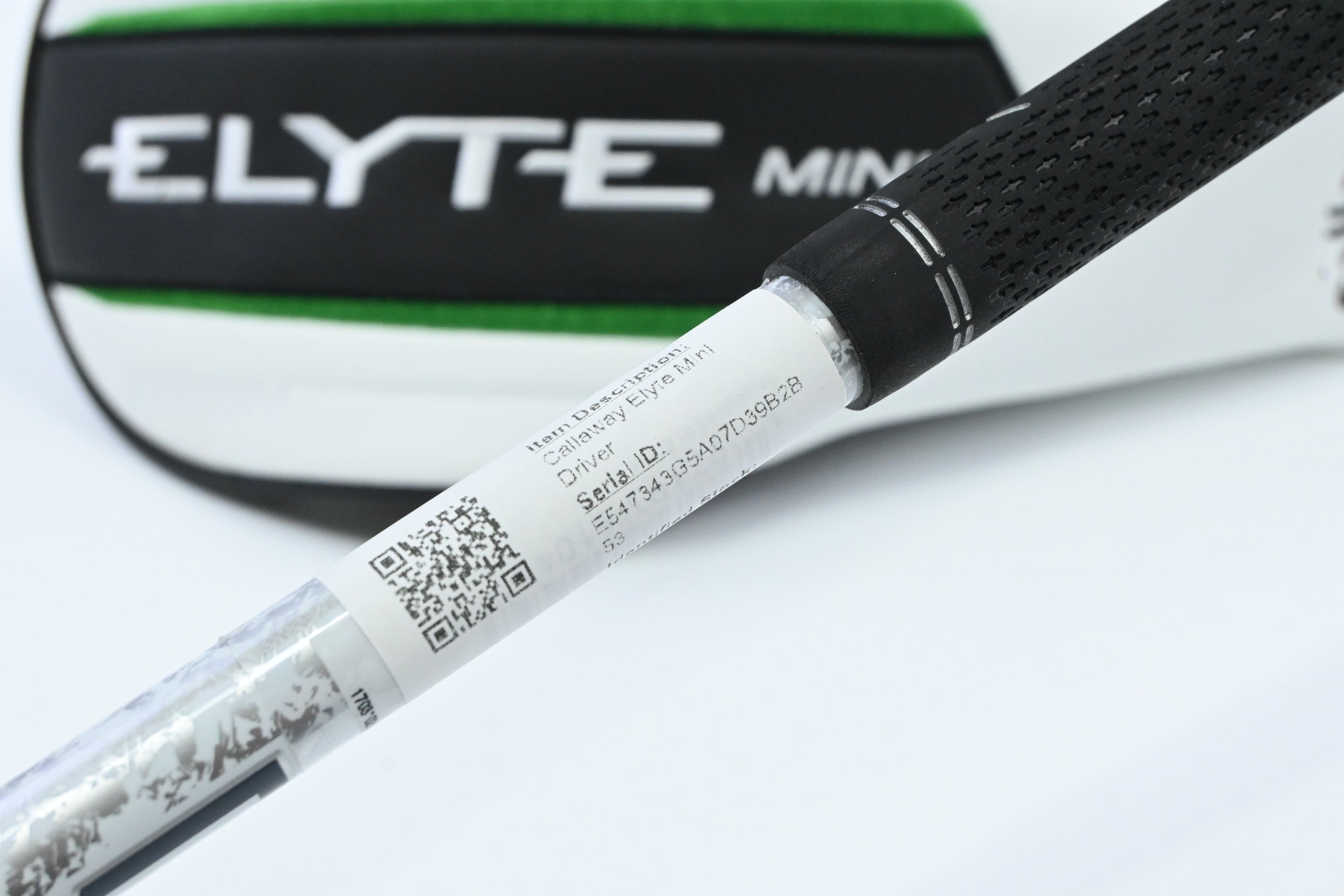 Callaway Elyte Mini Driver / 11.5 Degree / Stiff Flex Denali Charcoal 60 Shaft