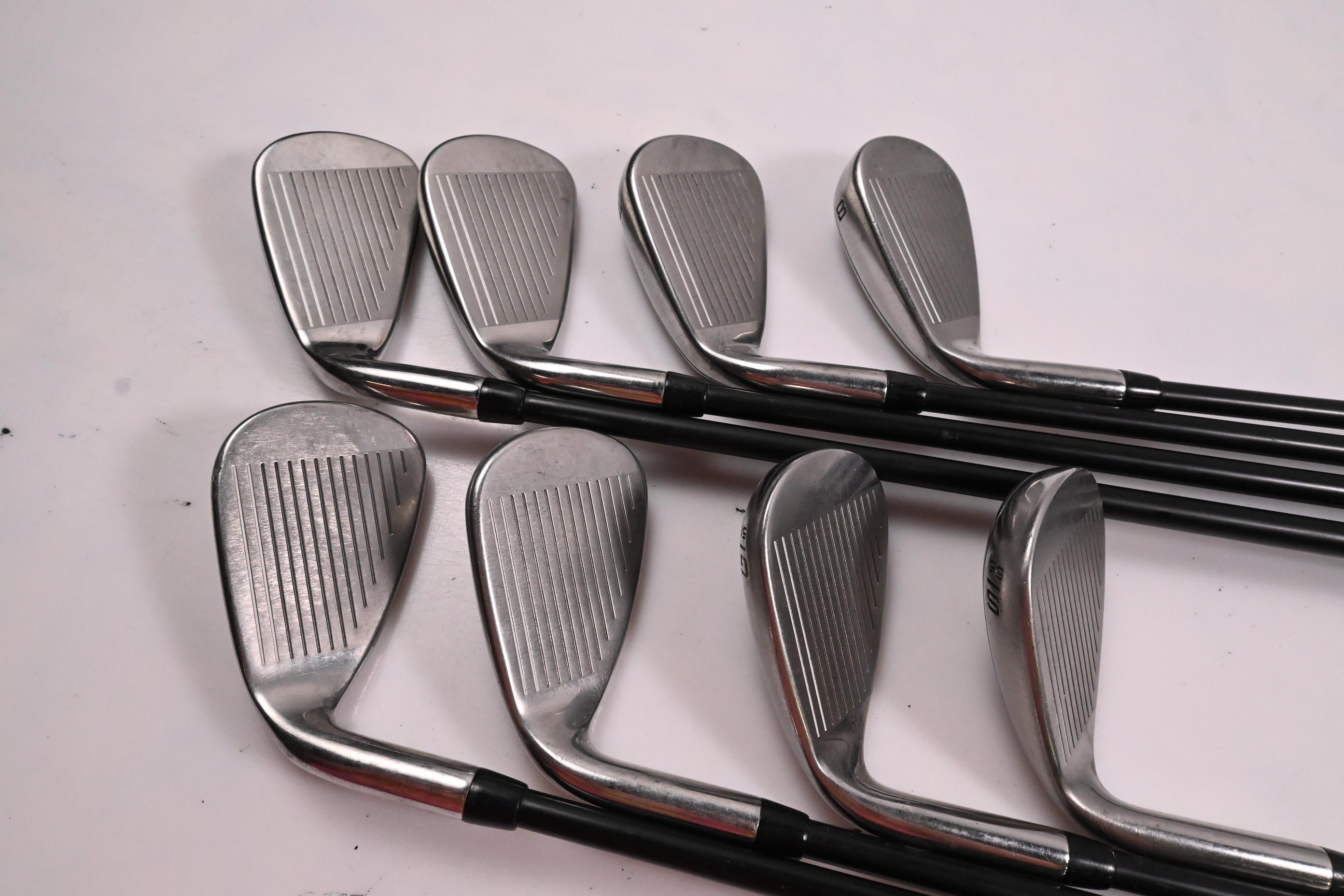 Callaway Rogue ST Max OS Irons / 5-PW+GW+SW / Regular Flex Cypher 60 Shafts
