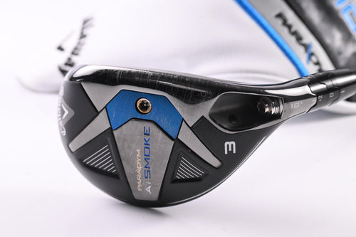 Callaway Paradym Ai Smoke #3 Hybrid / 18 Degree / Regular Flex Cypher 60 Shaft
