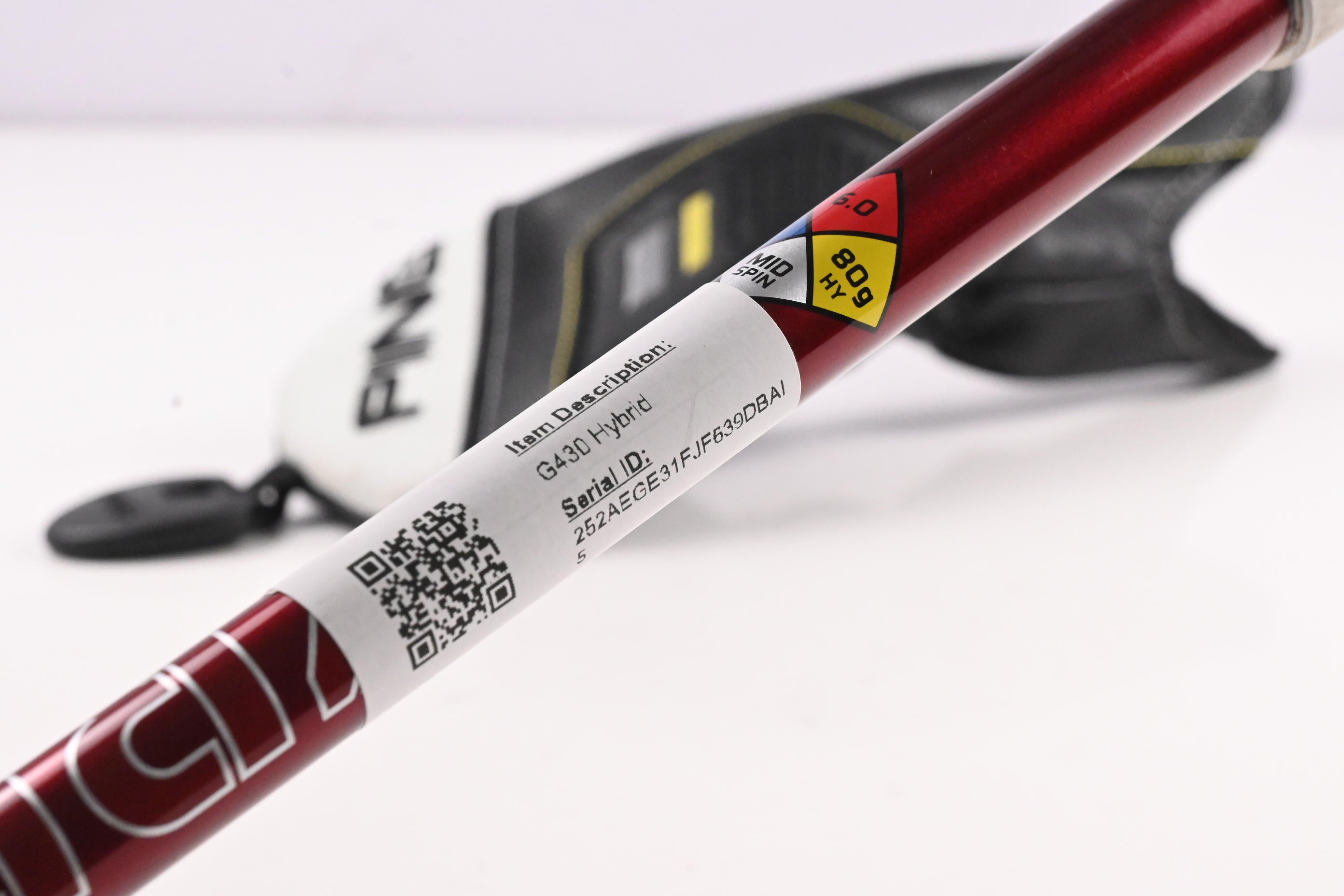 Ping G430 #3 Hybrid / 19 Degree / Stiff Flex HZRDUS RDX Smoke Red 80 Shaft