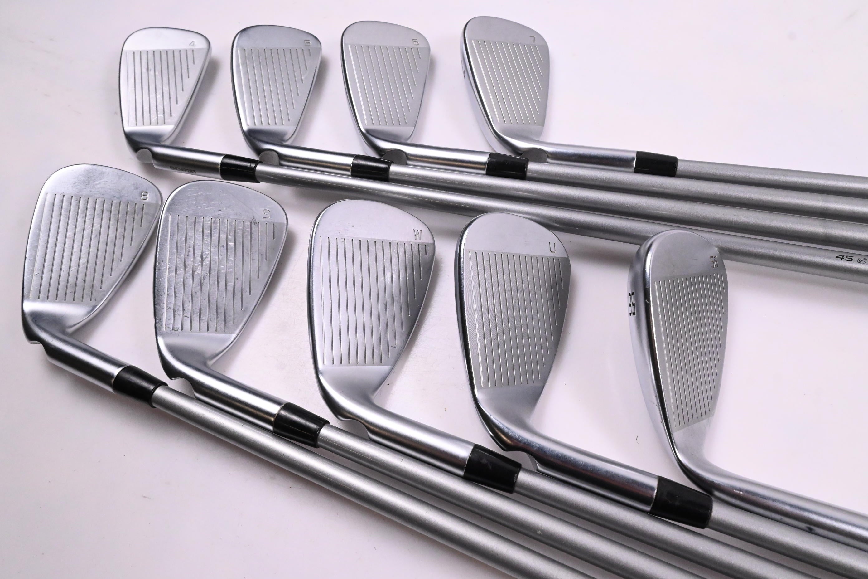 Ping G440 Irons / 4-PW+GW+56° / White Dot / Senior Flex Ping Alta Quick 45