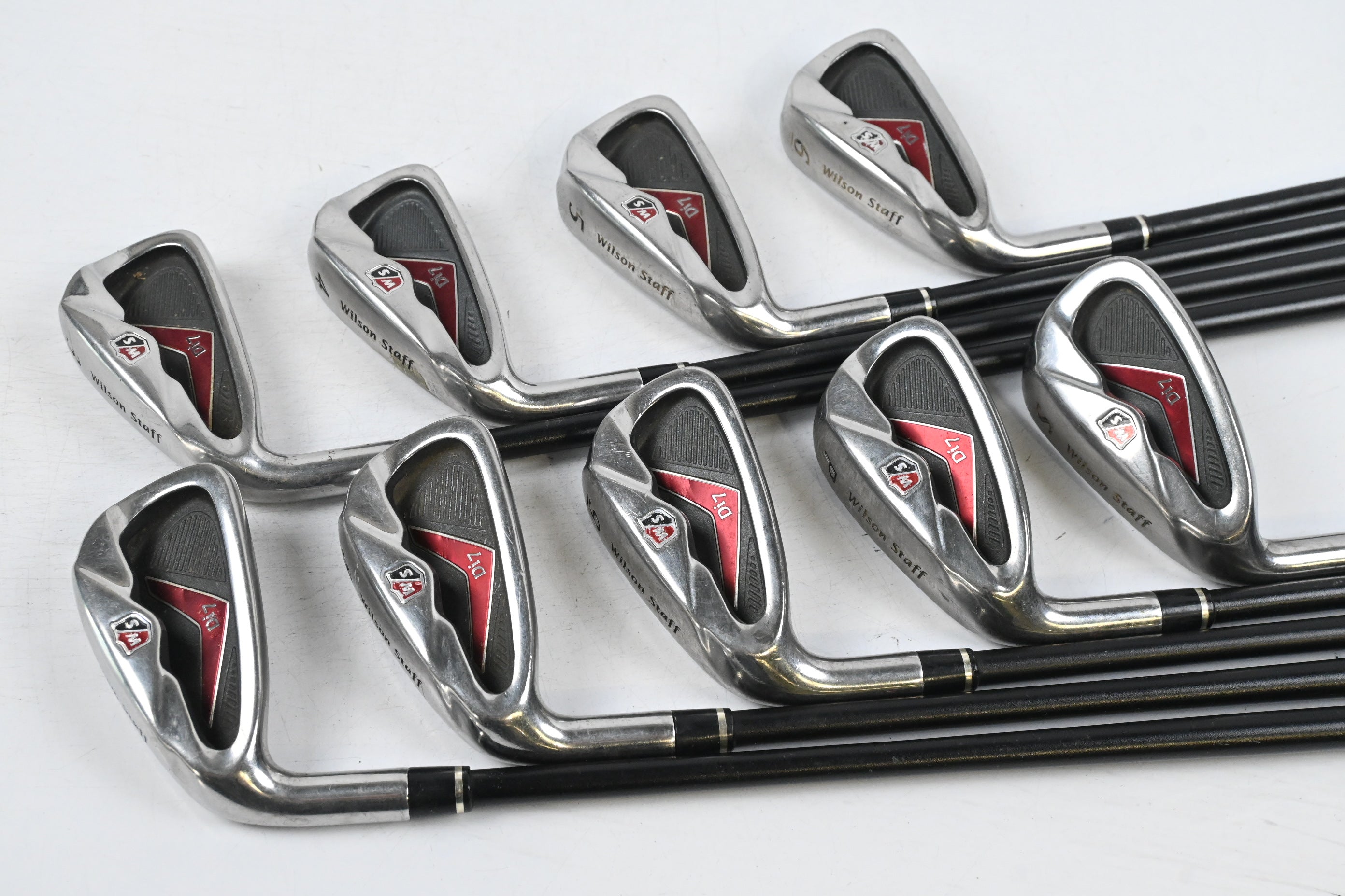 Left Hand Wilson Di7 Irons / 3-PW+SW / Regular Flex Proforce V2 74 Shafts