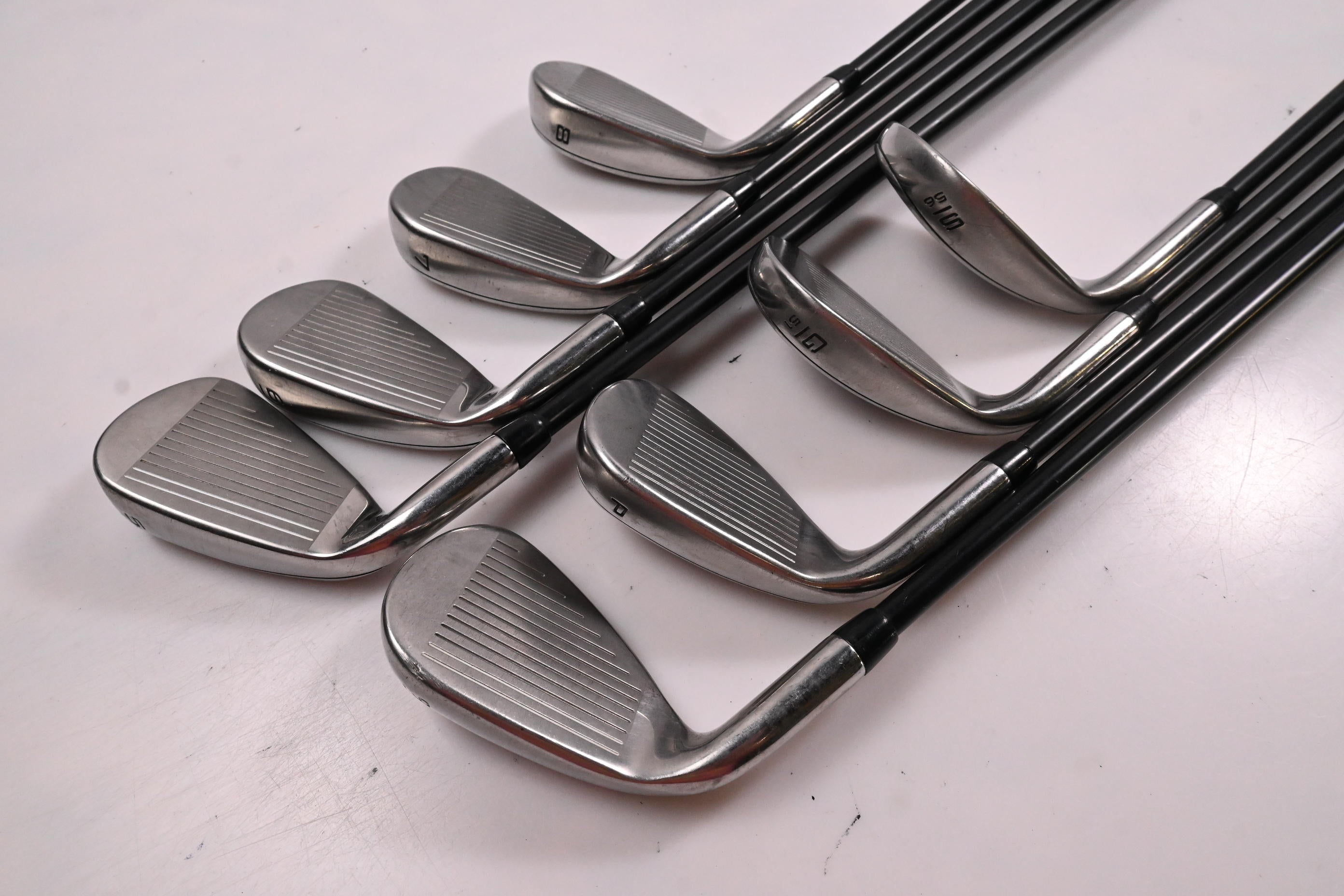 Callaway Rogue ST Max OS Irons / 5-PW+GW+SW / Regular Flex Cypher 60 Shafts