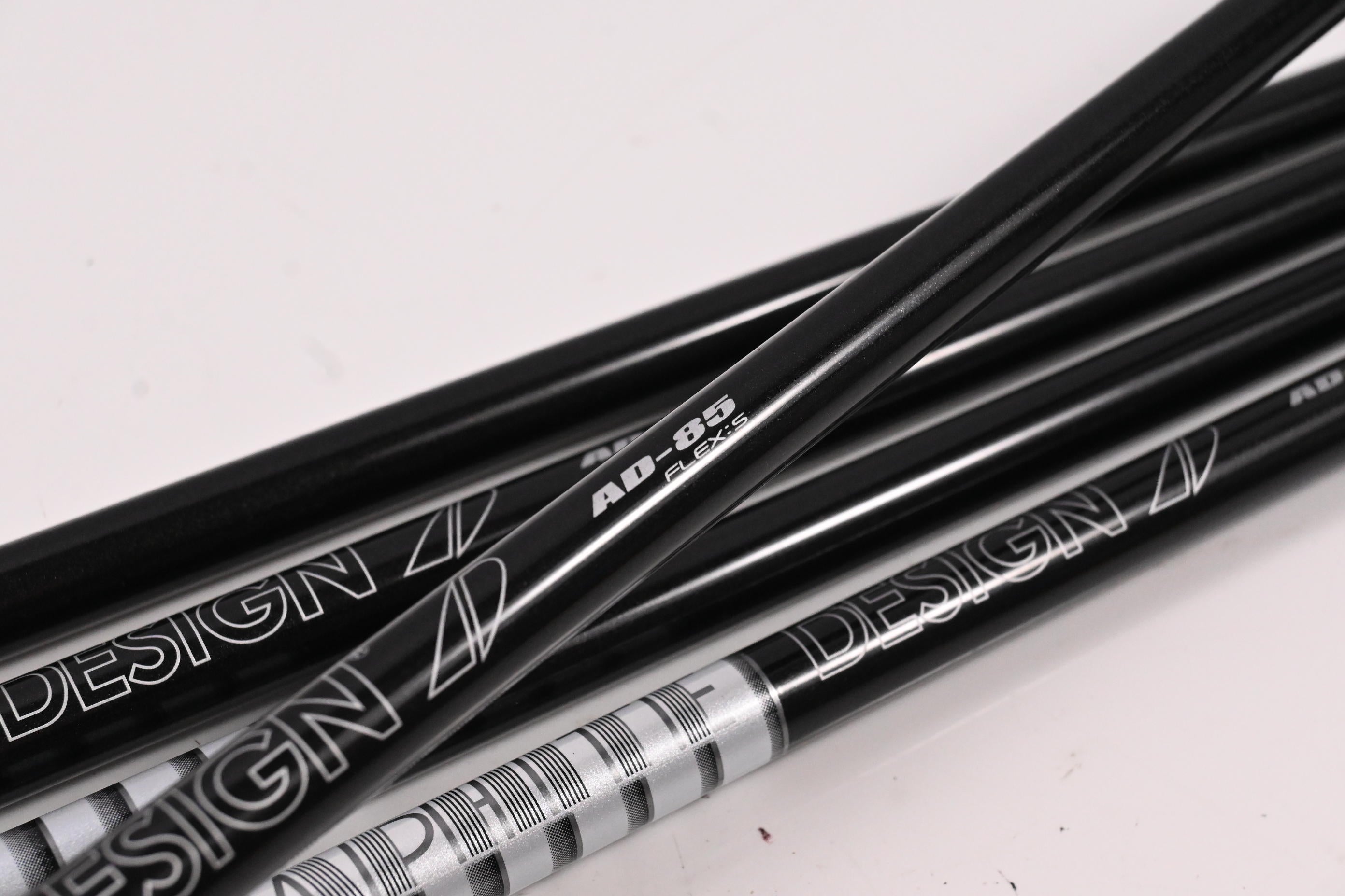 Graphite Design Tour AD AD-85 Black / Stiff Flex / Set of 5 / .370" Parallel Tip