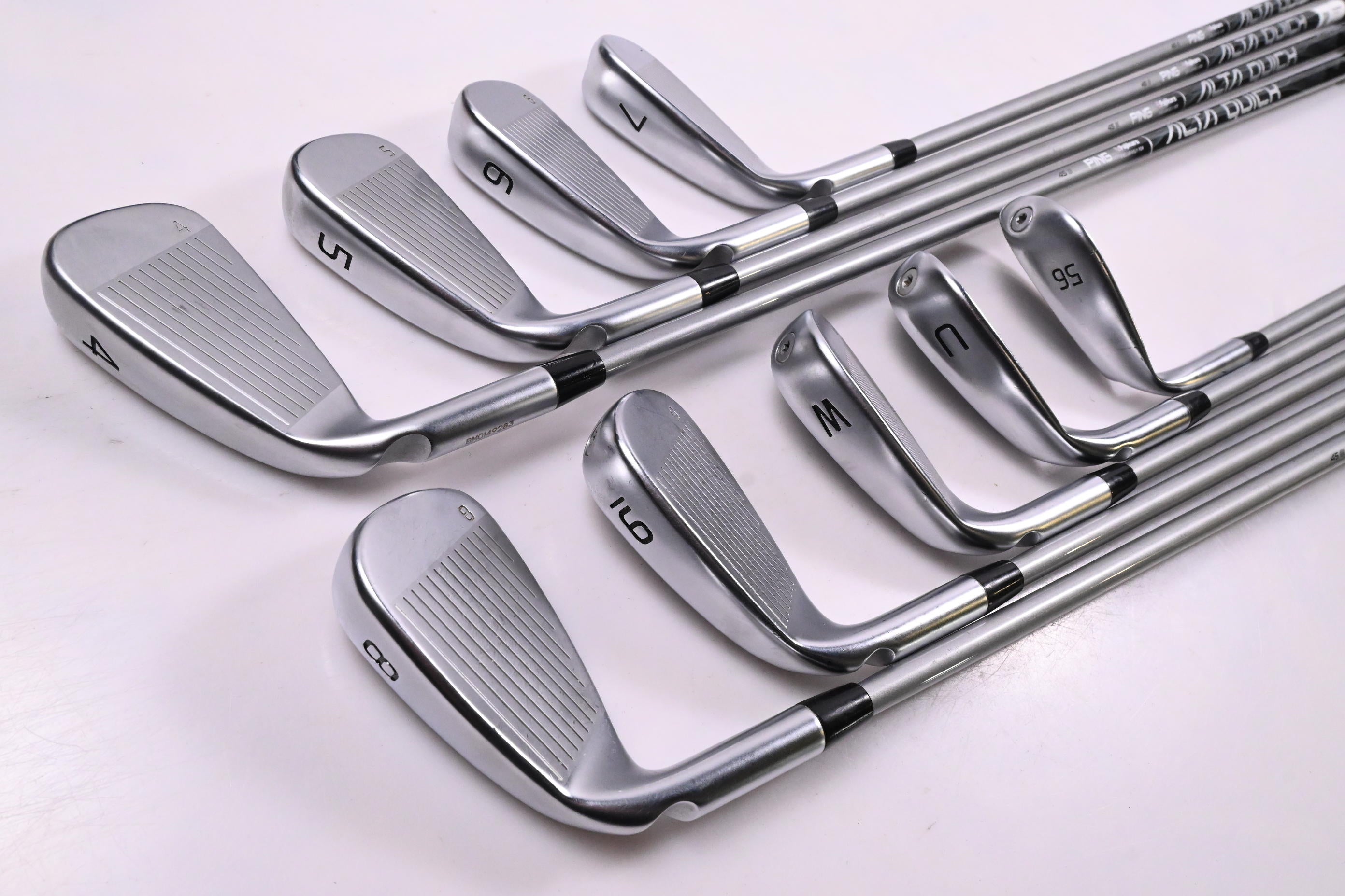 Ping G440 Irons / 4-PW+GW+56° / White Dot / Senior Flex Ping Alta Quick 45