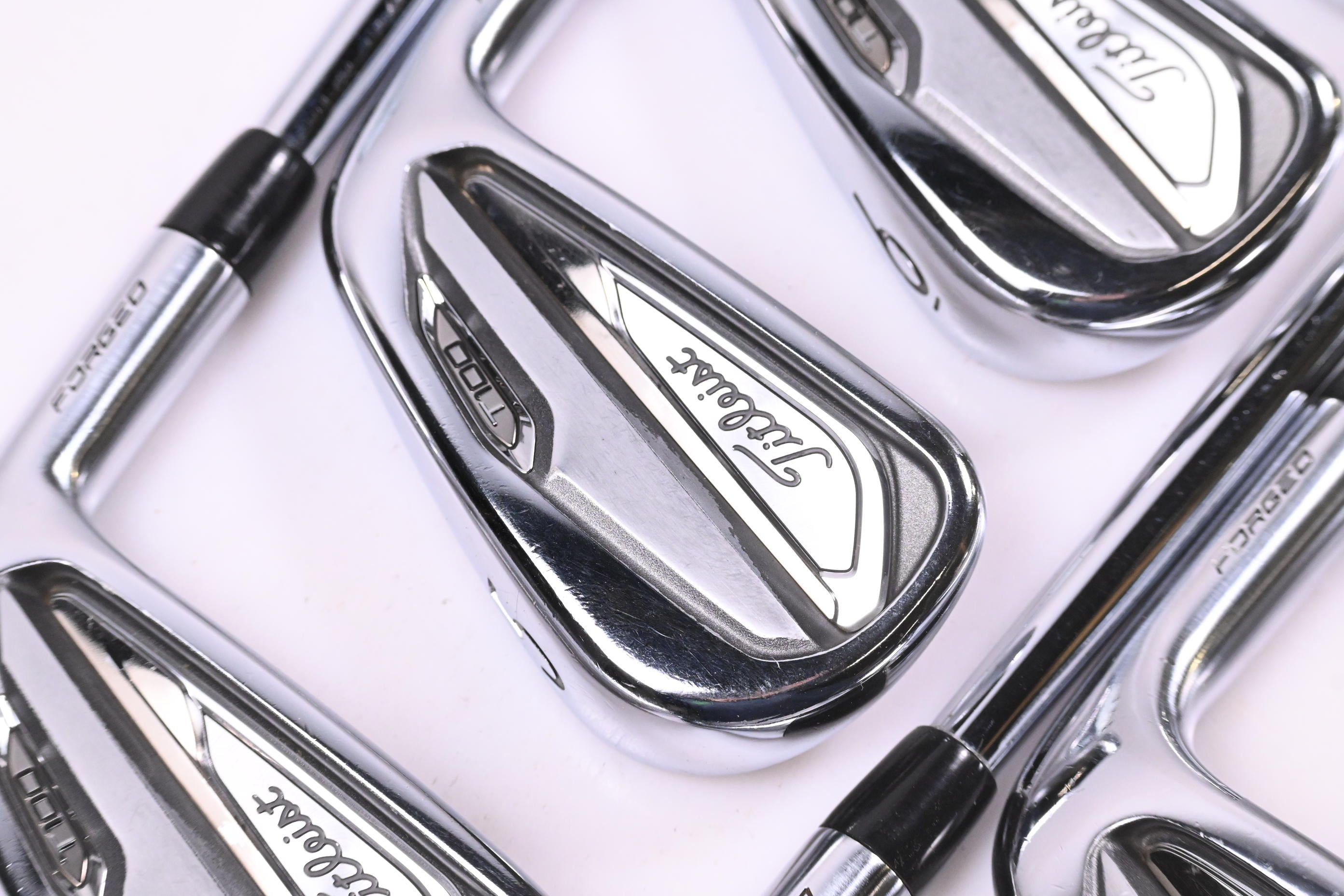 Titleist T100 2019 Irons / 4-PW+50° / Stiff Flex AMT Tour White S300 Shafts