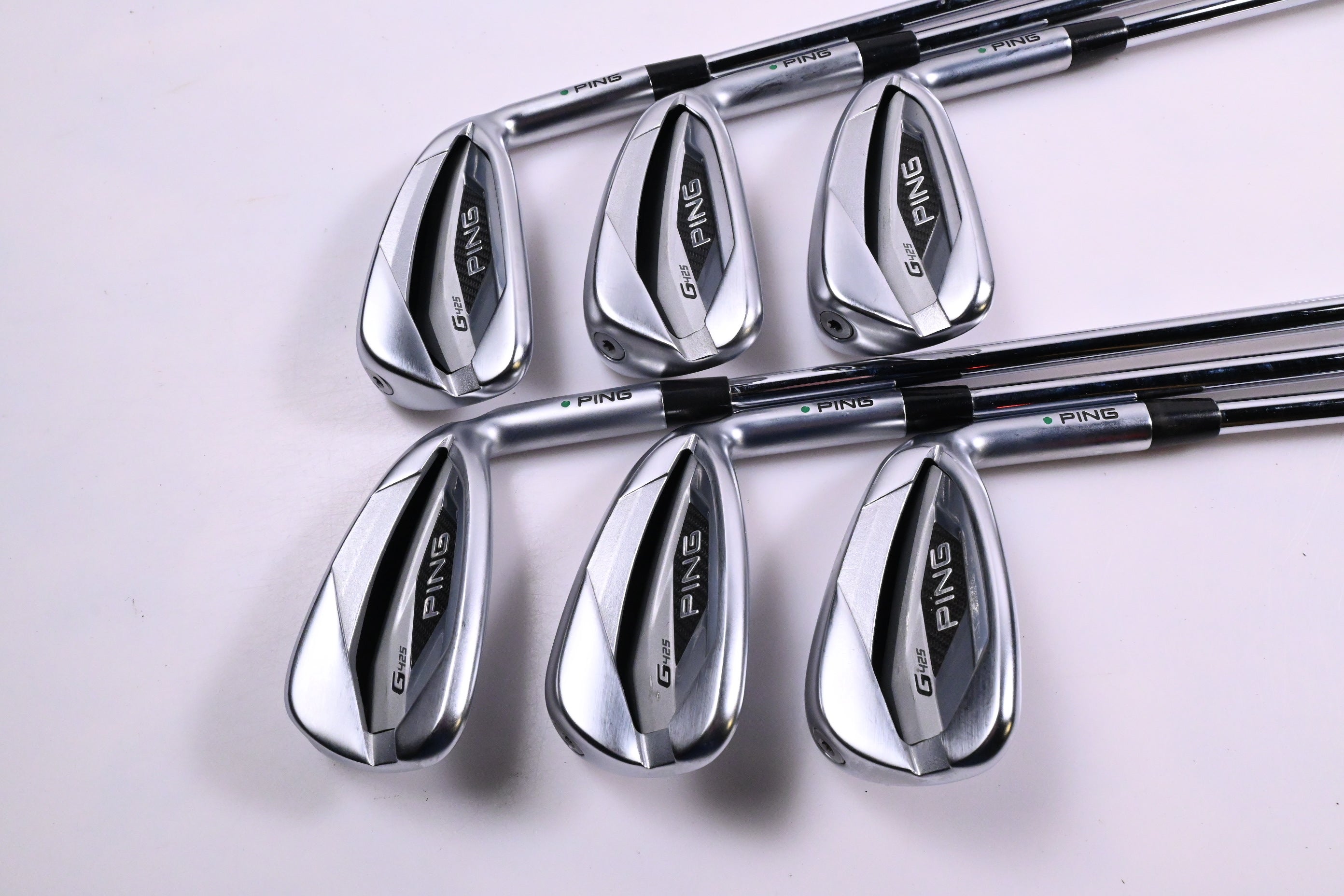 Ping G425 Irons / 5-PW / Green Dot / Stiff Flex True Temper Elevate MPH 95