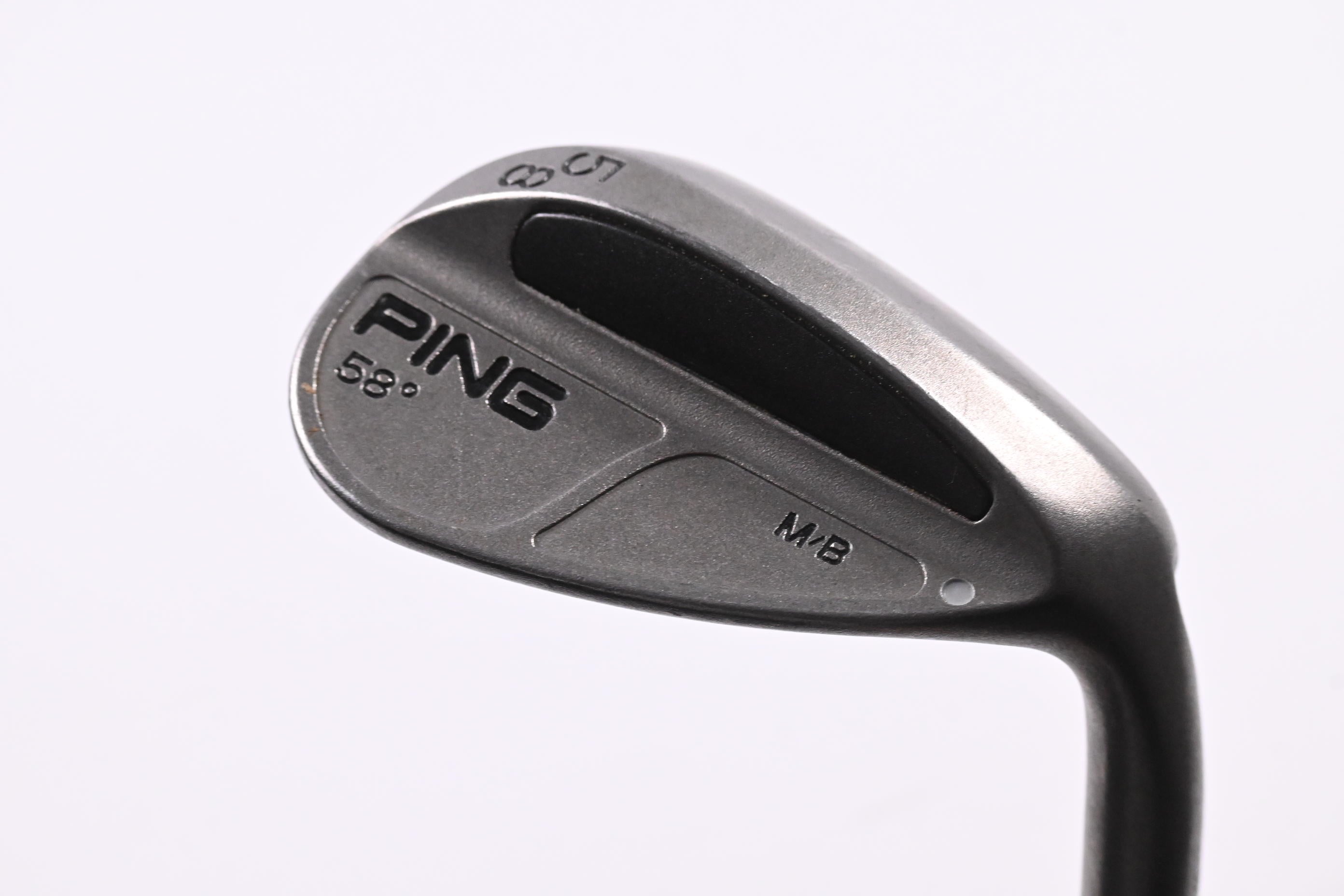 Ping M/B Lob Wedge / 58 Degree / Silver Dot / Wedge Flex Ping AWT Steel Shaft