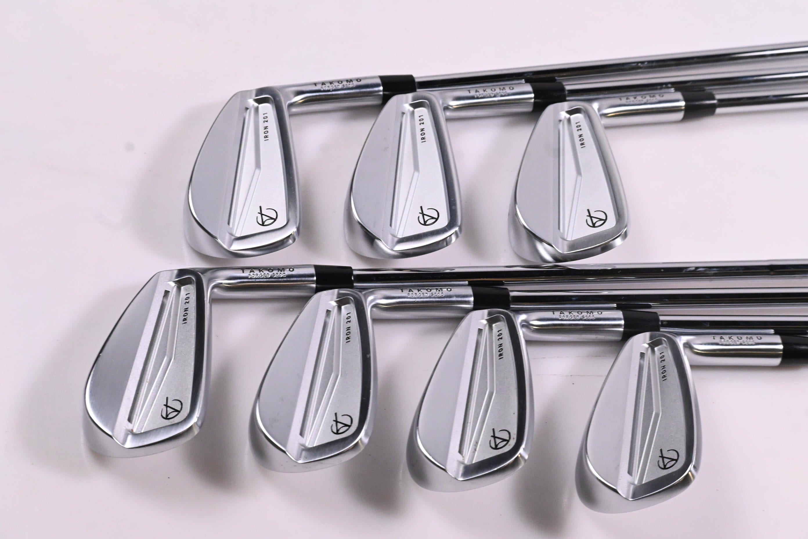 Takomo 201 Irons / 4-PW / Regular Flex KBS Tour Lite Shafts