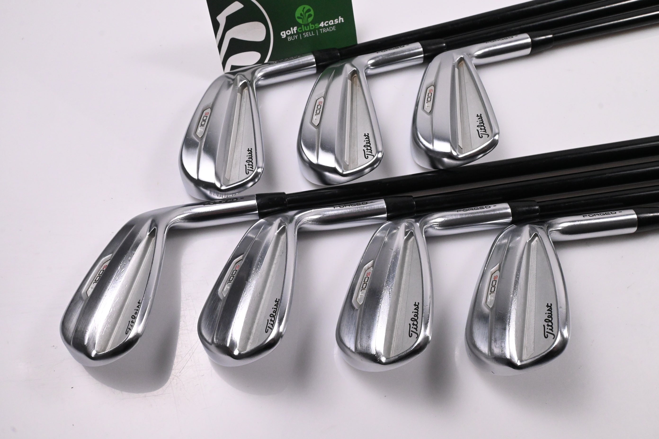 Titleist T100.S 2021 Irons / 4-PW+48° / Stiff Flex Tensei AV Blue AM(2) Shafts