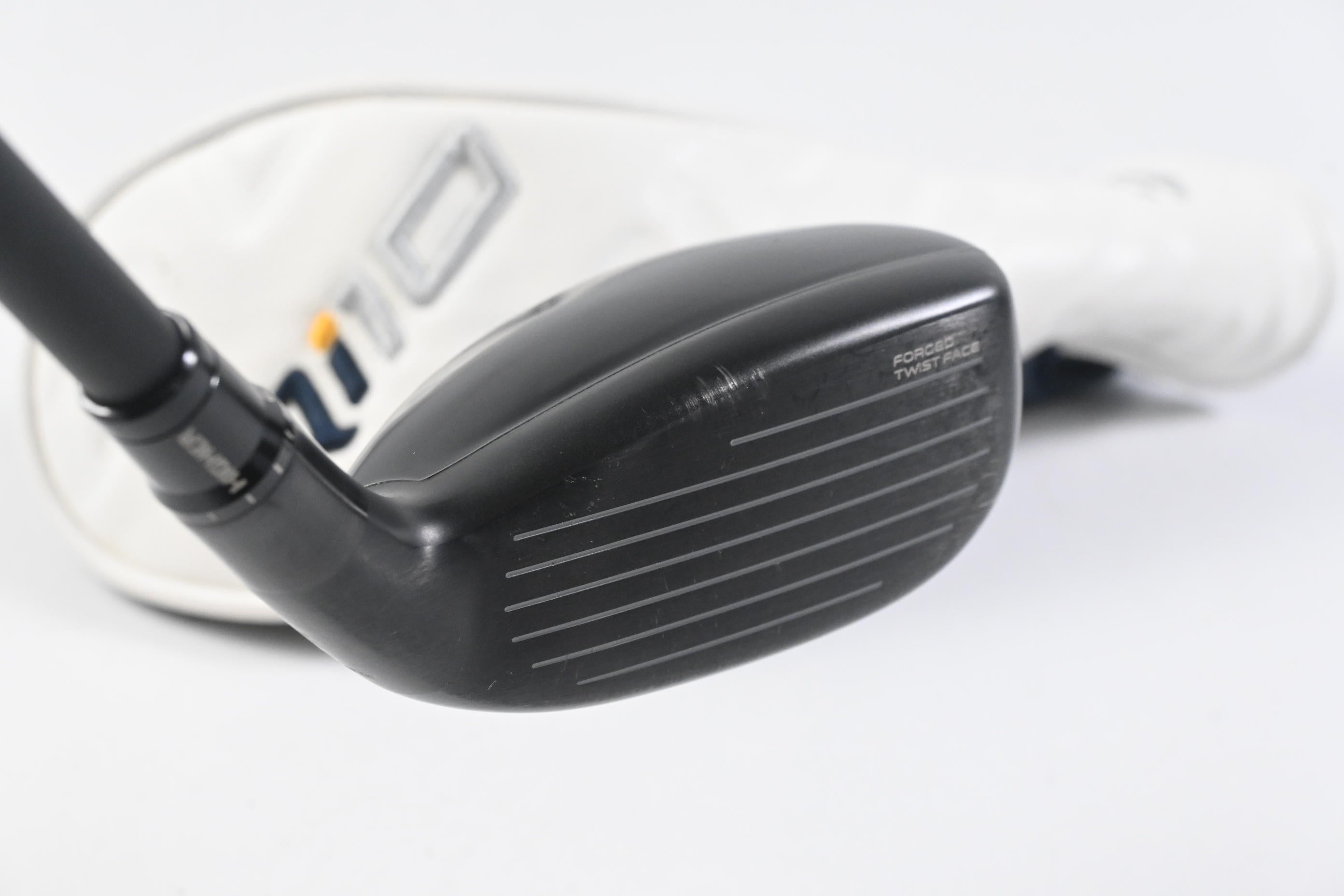 Left Hand Taylormade Qi10 Tour #4 Hybrid / 22 Degree / Regular Flex Tensei AV