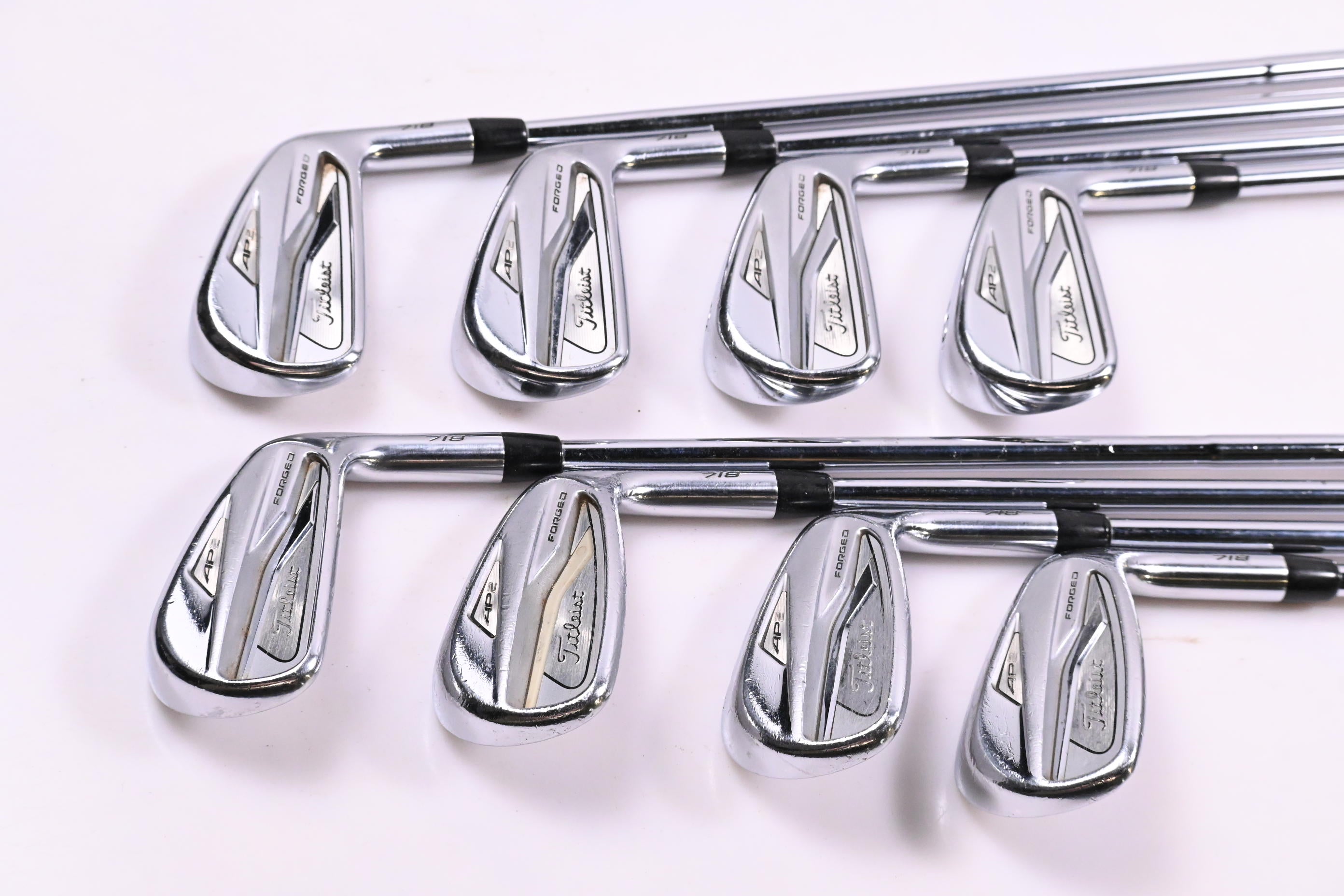 Titleist 718 AP2 Irons / 3-PW / Stiff Flex AMT Tour White S300 Shafts
