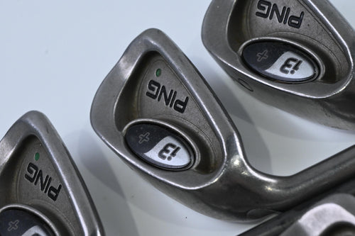 Left Hand Ping i3+ Irons / 4-9 / Green Dot / Regular Flex Ping I3+ Shafts