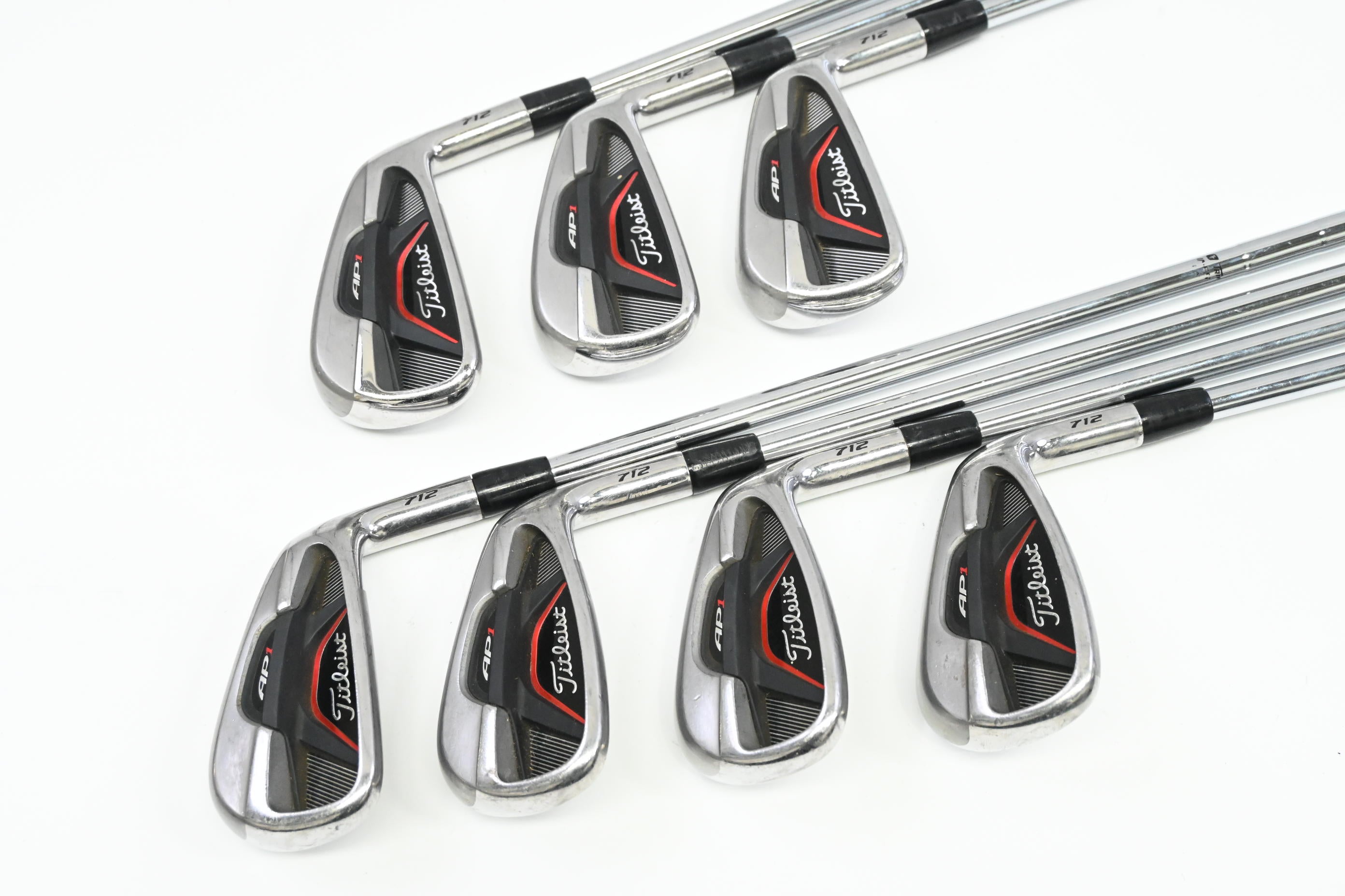 Titleist 712 AP1 Irons / 4-PW / Stiff Flex Dynalite Gold XP S300 Shafts