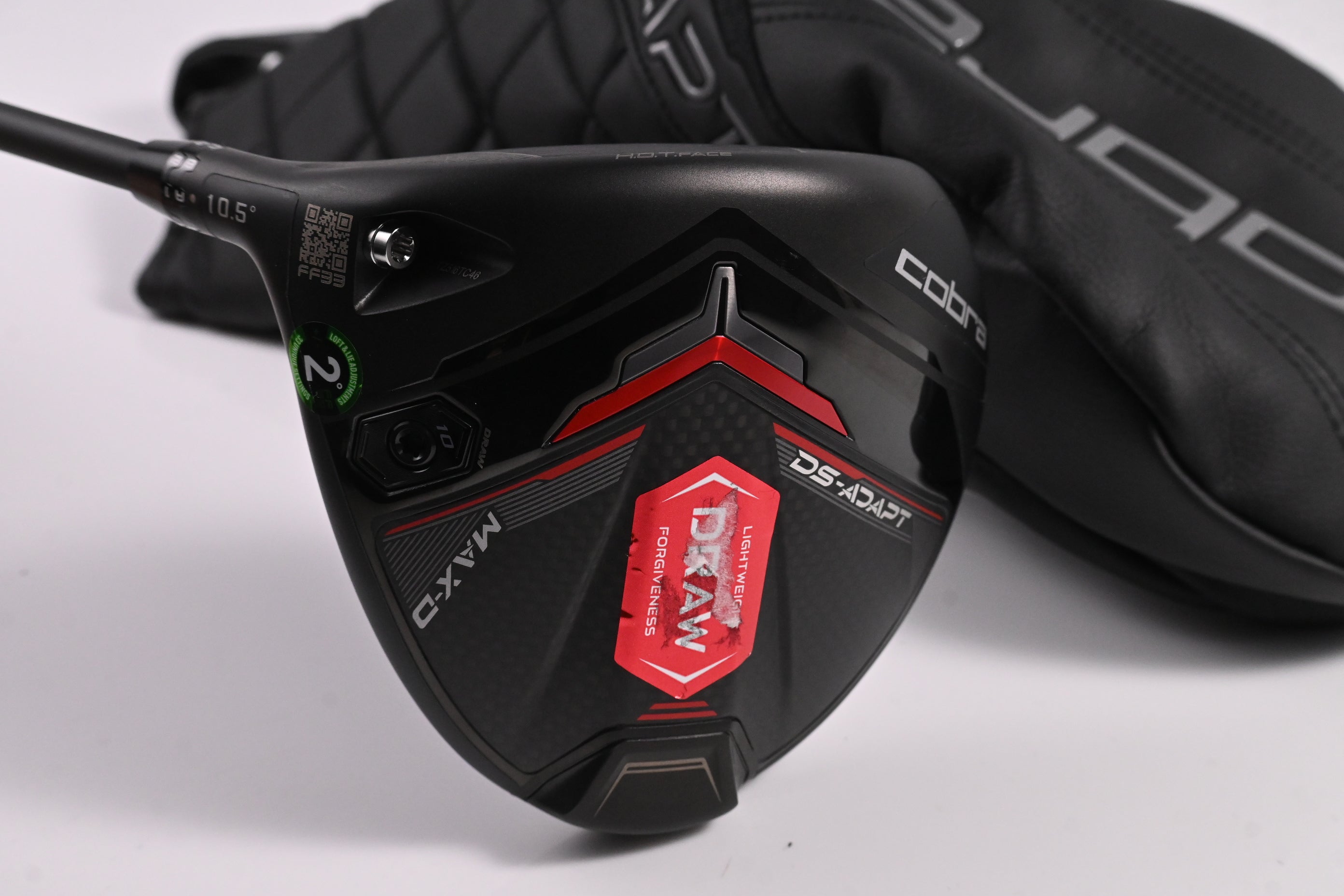 Left Hand Cobra DS-Adapt MAX-D Driver / 10.5 Degree / Regular Flex Vanquish 4
