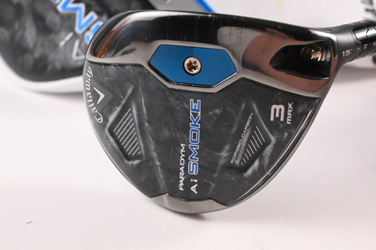 Callaway Paradym Ai Smoke Max #3 Wood / 15 Degree / Stiff Flex Tensei AV Blue 65