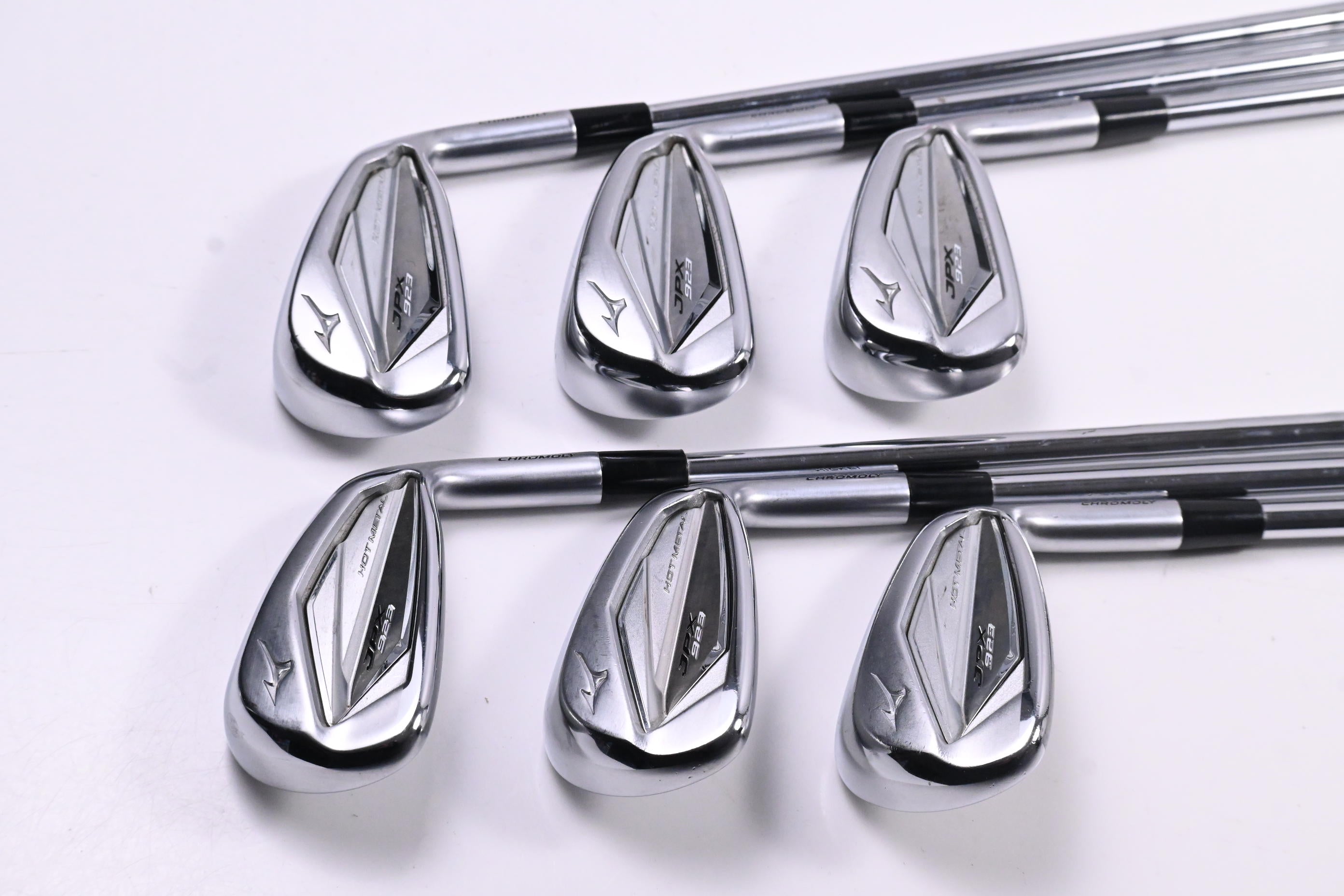 Mizuno JPX 923 Hot Metal Irons / 5-PW / Stiff Flex KBS $-Taper Lite 95 Shafts