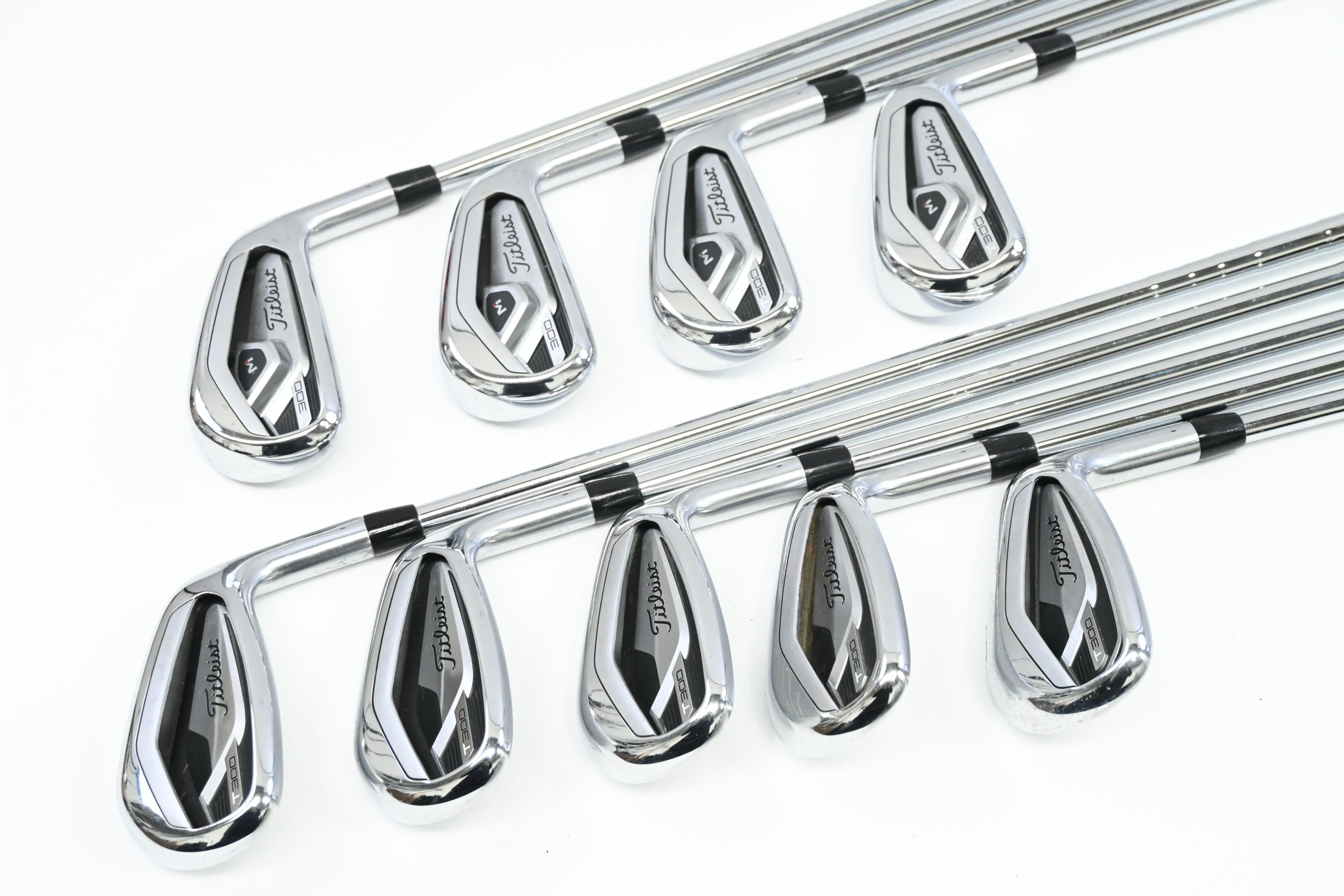 Titleist T300 2021 Irons / 4-PW+48°+53° / Regular Flex AMT Red R300 Shafts