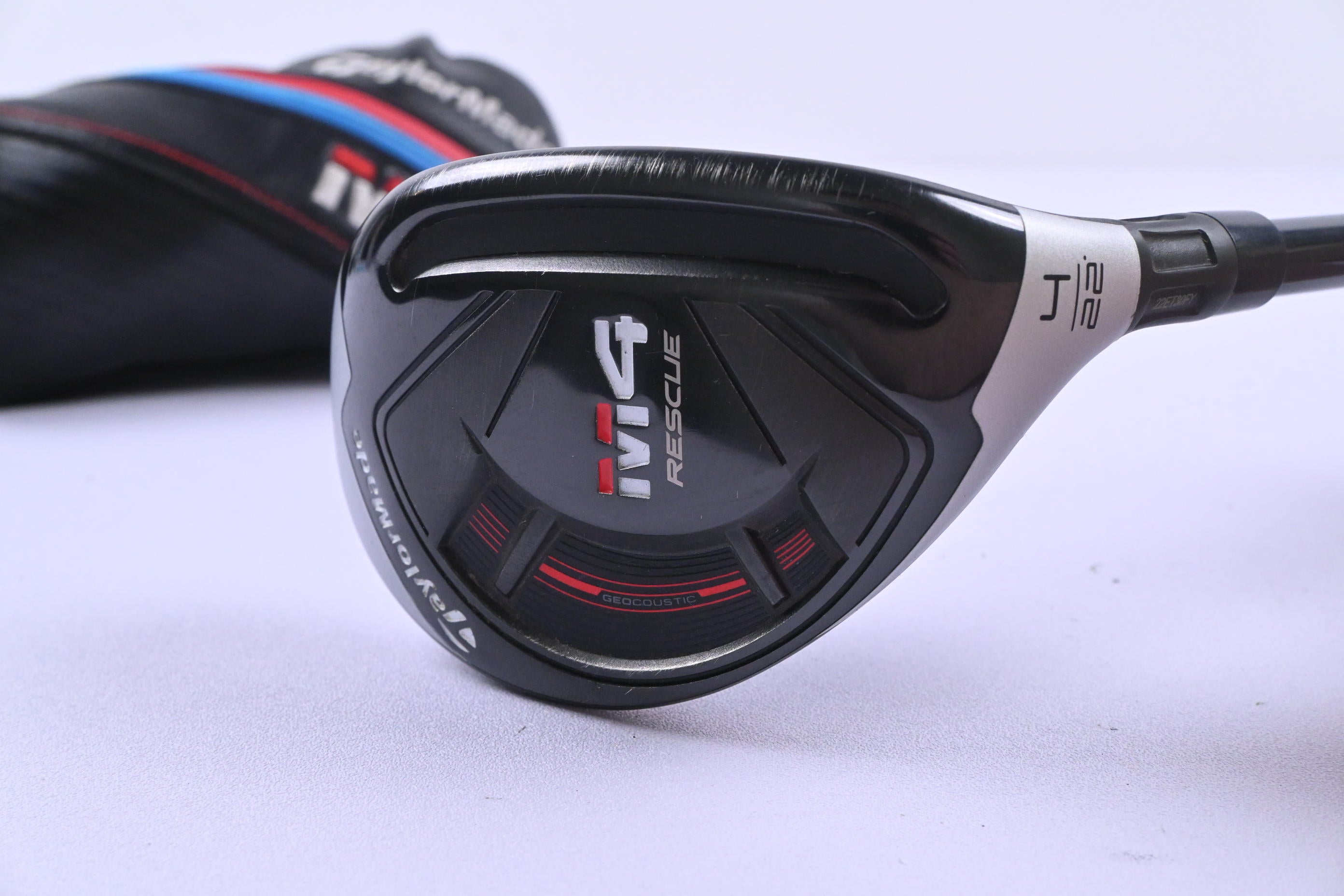 Taylormade M4 #4 Hybrid / 22 Degree / Regular Flex Fujikura Atmos Red 6 Shaft