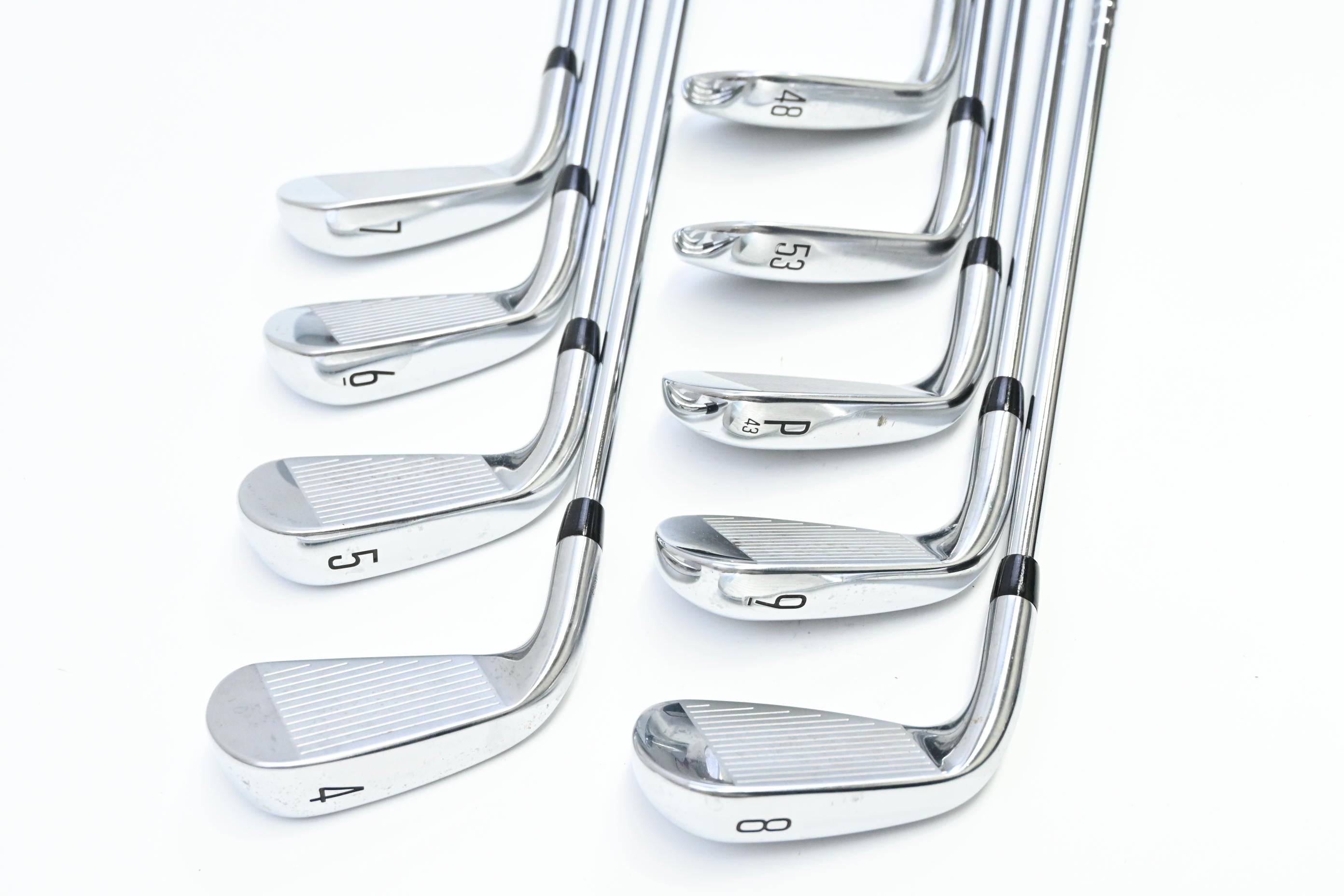 Titleist T300 2021 Irons / 4-PW+48°+53° / Regular Flex AMT Red R300 Shafts
