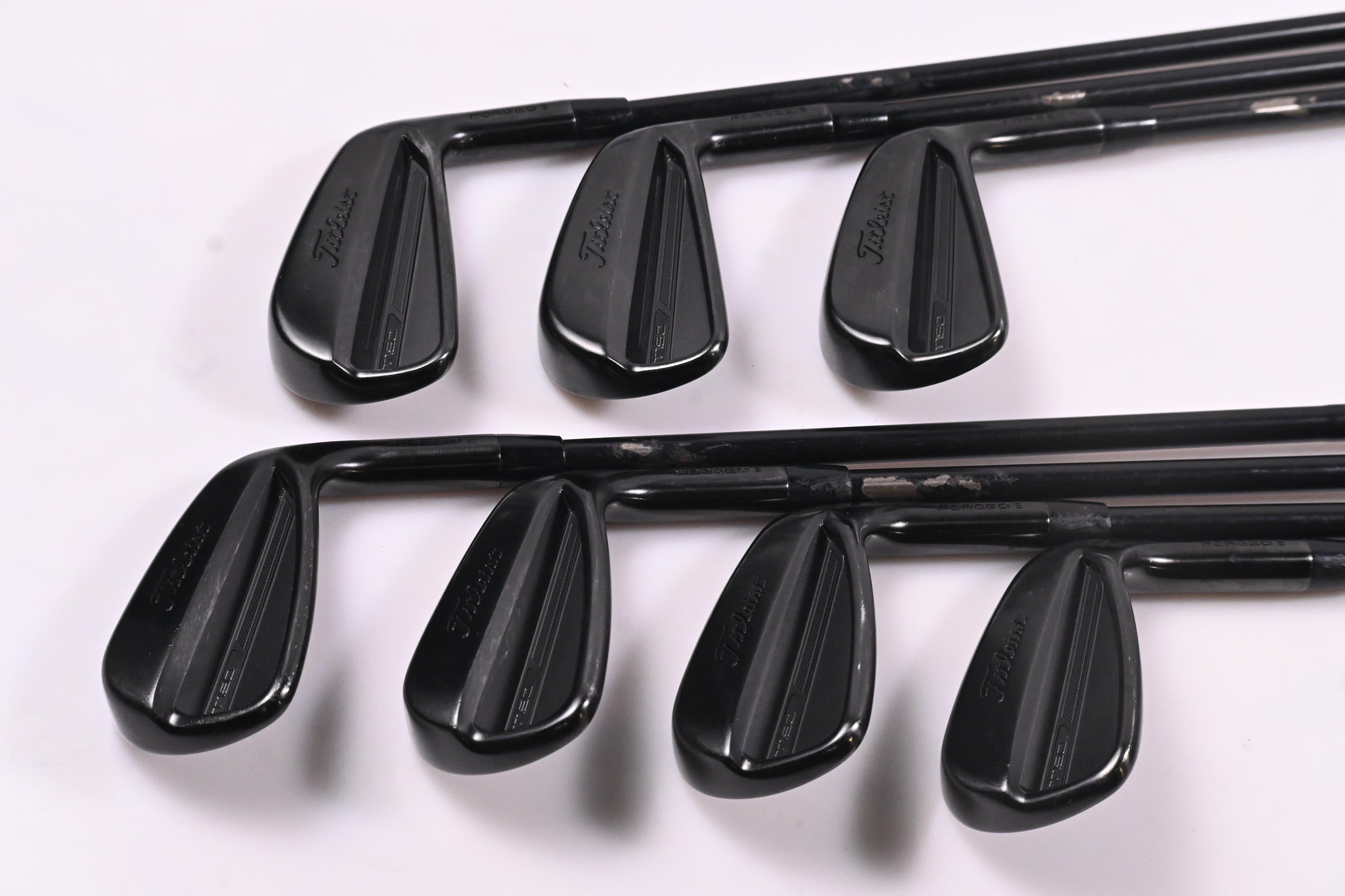 Titleist T150 Black Vapor Irons / 5-PW+48 / Stiff Flex AMT Black S300 Shafts