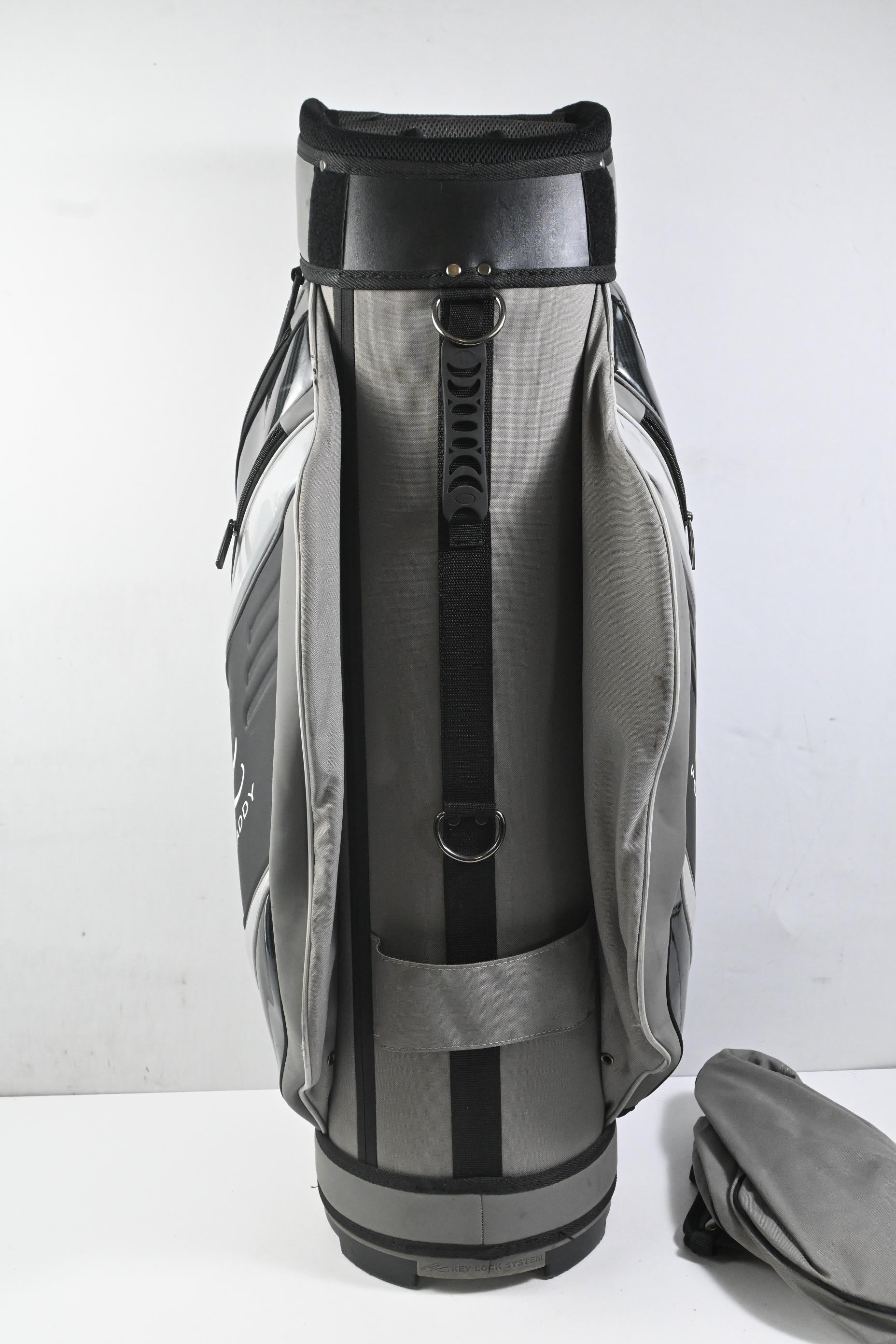 Powakaddy Premium Edition Cart Bag / 14-Way Divider / Grey, Black