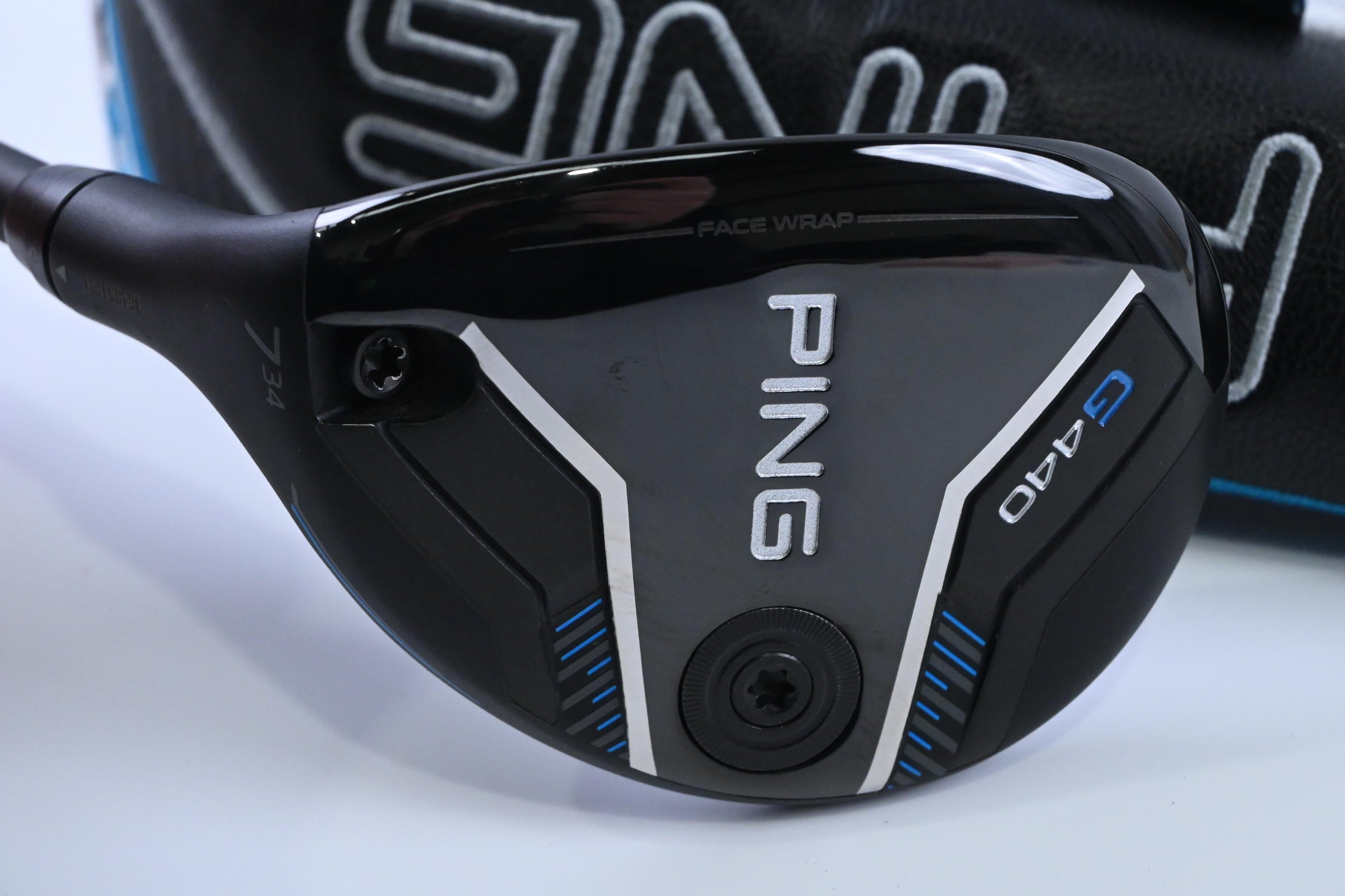Left Hand Ping G440 #7 Hybrid / 34 Degree / Senior Flex Ping Alta CB Blue 70