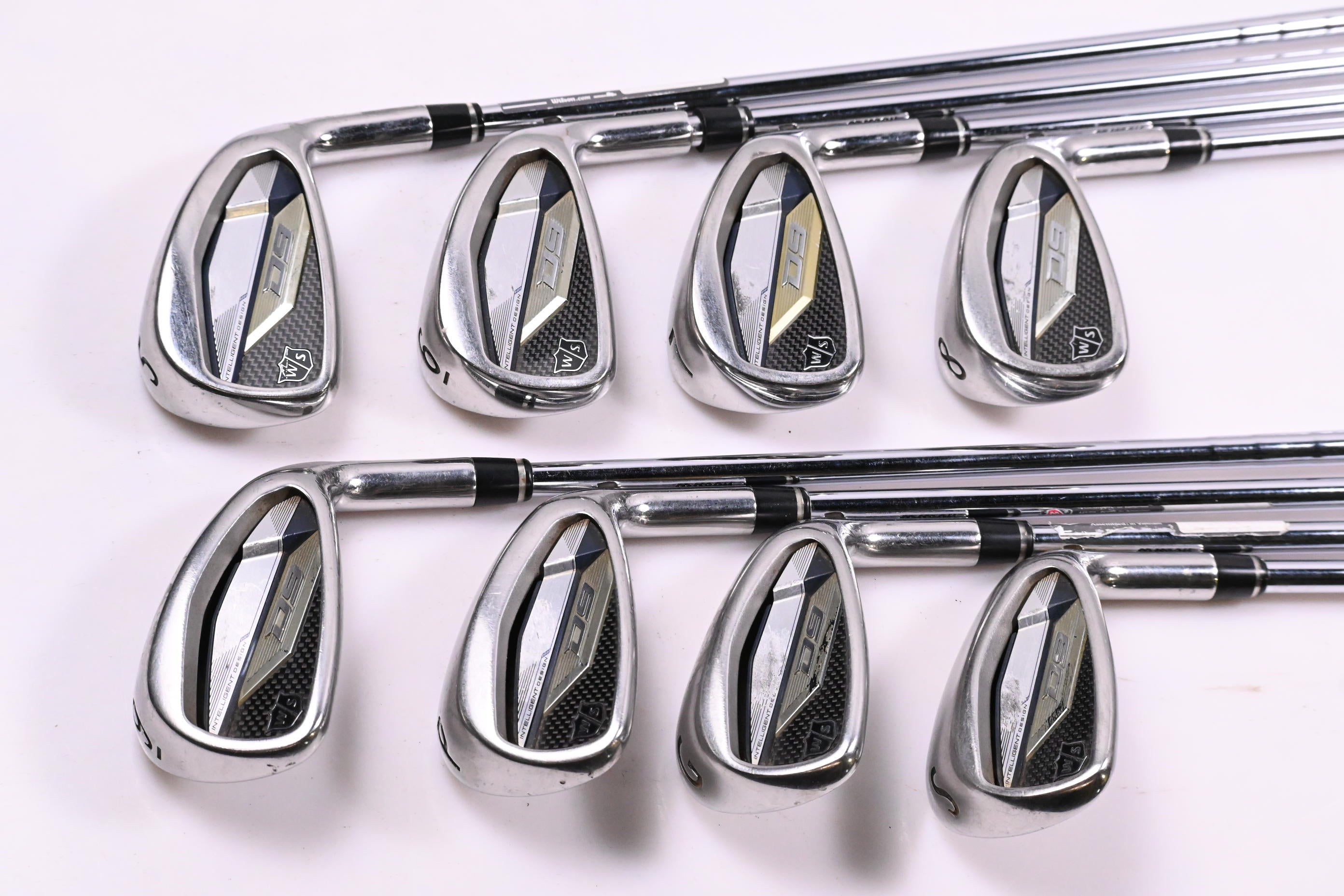 Wilson D9 Irons / 5-PW+GW+SW / Senior Flex KBS Max Ultralite Shafts