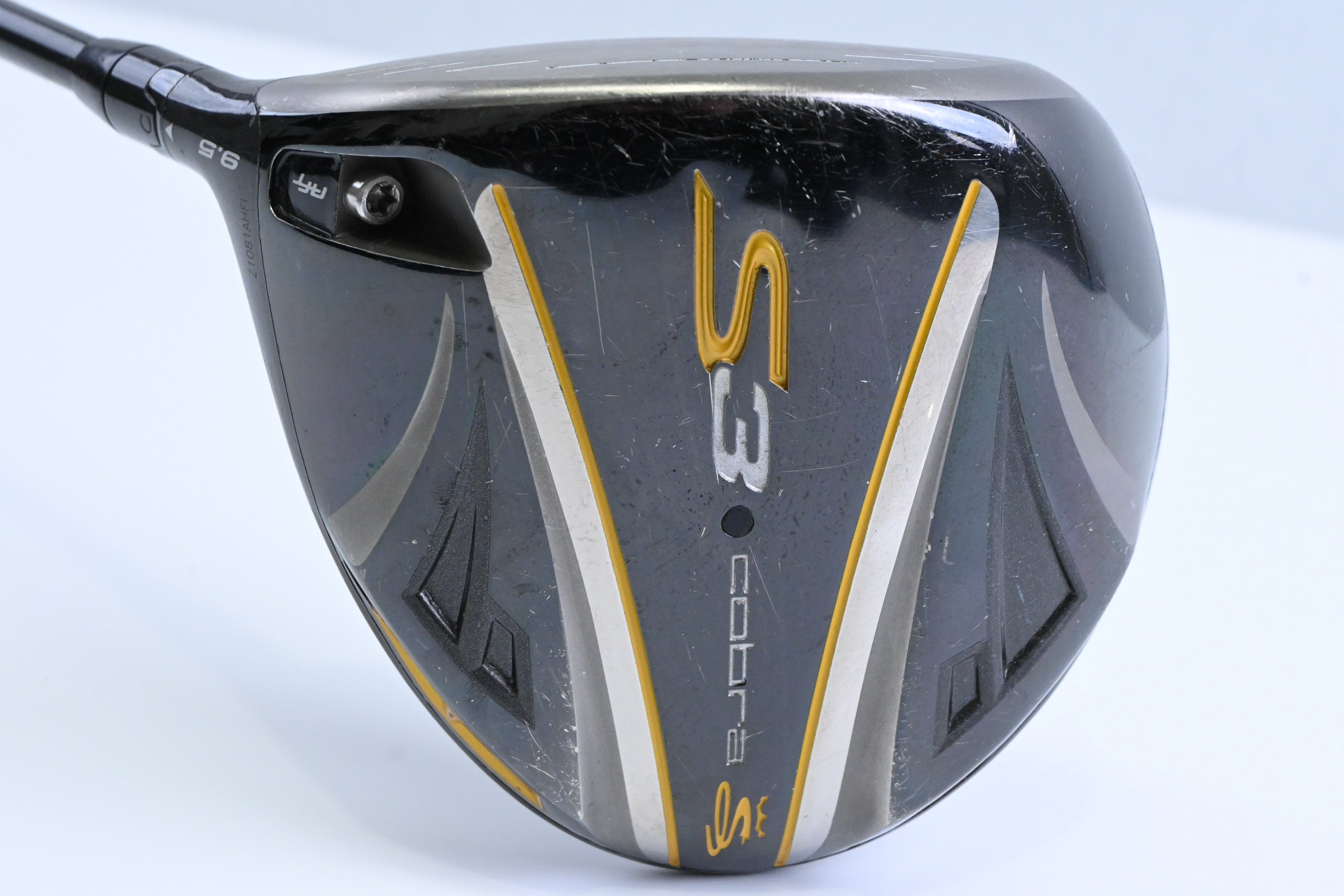 Left Hand Cobra S3 Driver / 9.5 Degree / Stiff Flex Fujikura Blur TX 006 Shaft