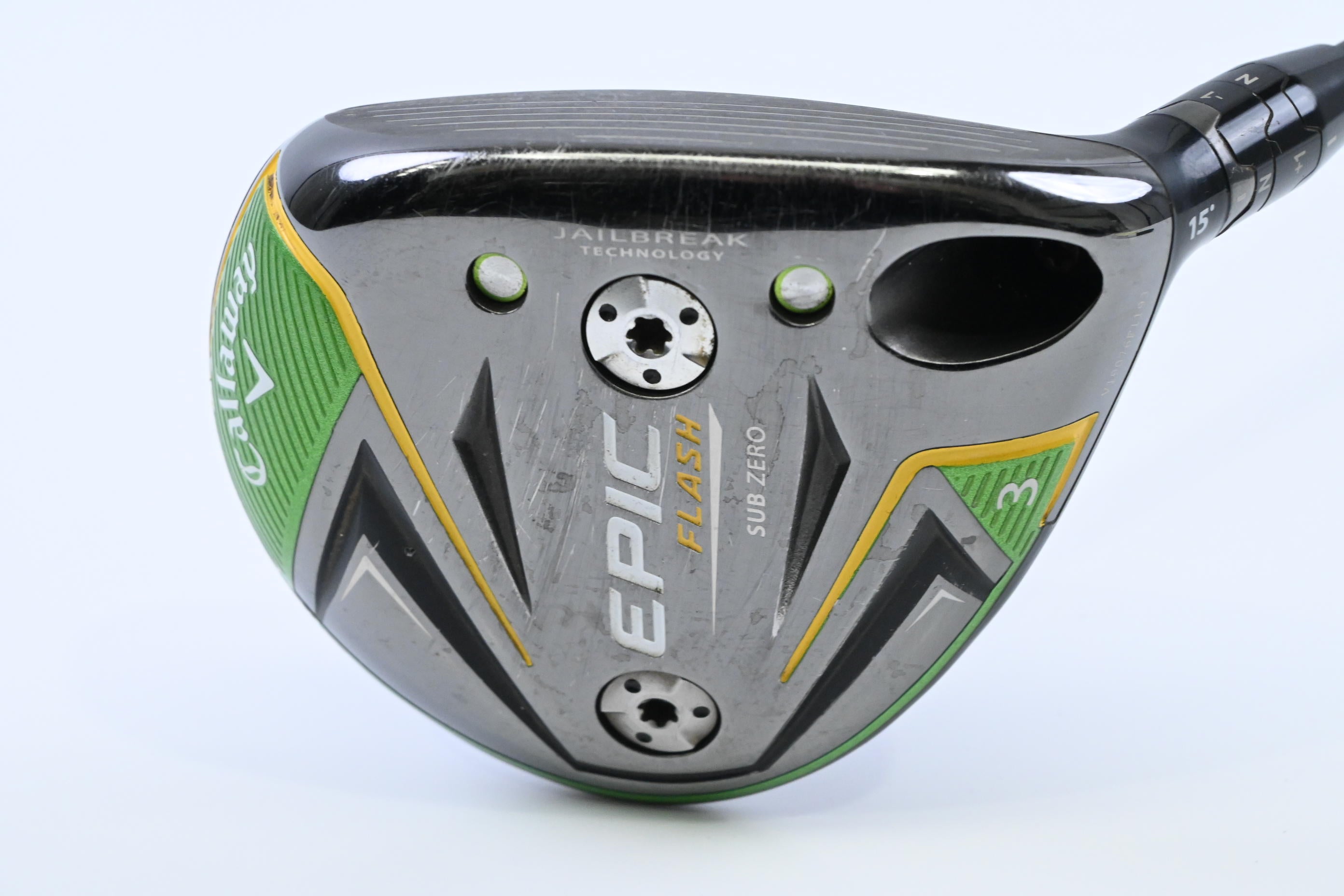 Callaway Epic Flash #3 Wood / 15 Degree / Stiff Flex HZRDUS Smoke Black 60 Shaft