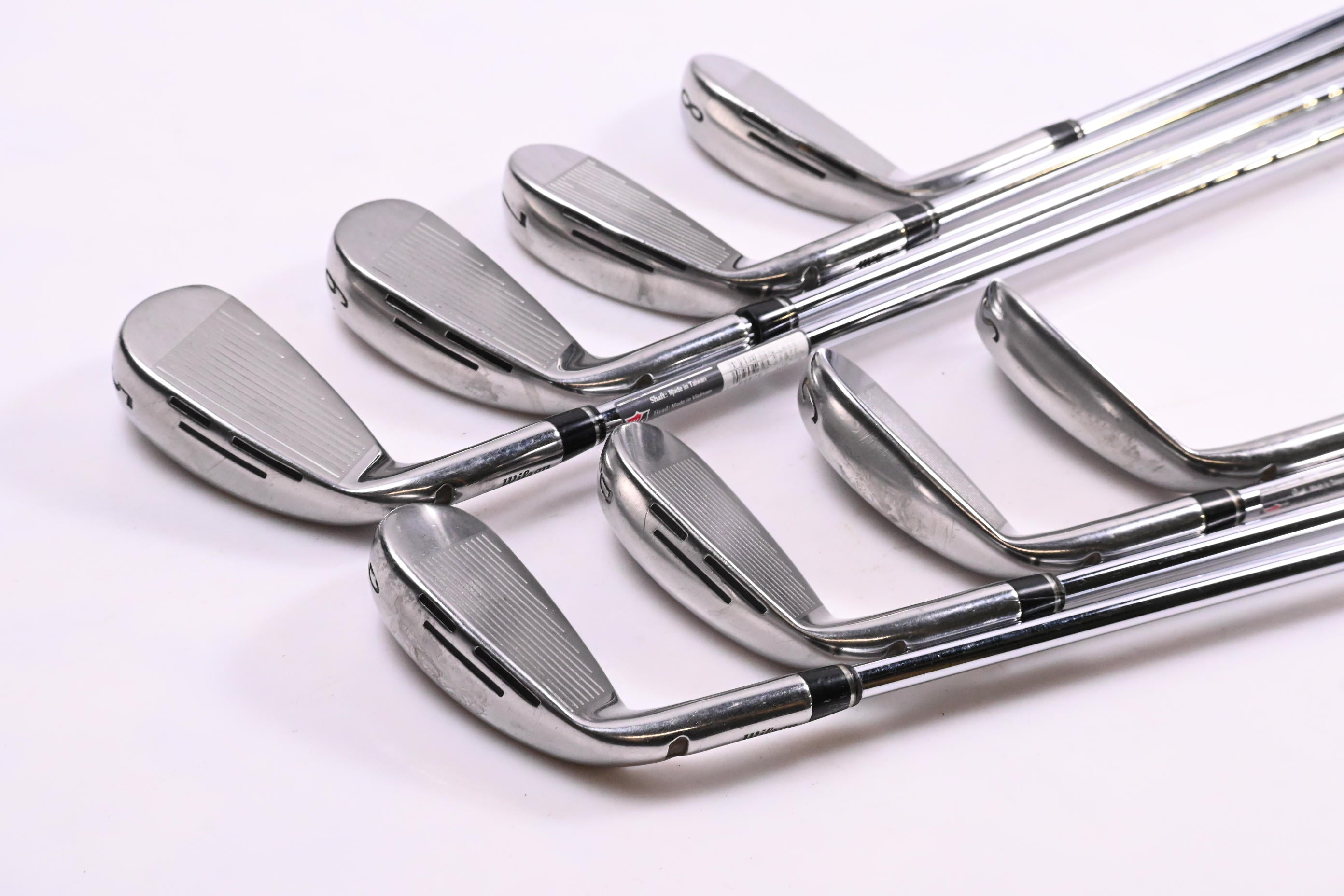 Wilson D9 Irons / 5-PW+GW+SW / Senior Flex KBS Max Ultralite Shafts