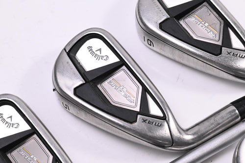 Left Hand Callaway Rogue ST Max Irons / 4-PW / Regular Flex KBS C-Taper 110 Shaft