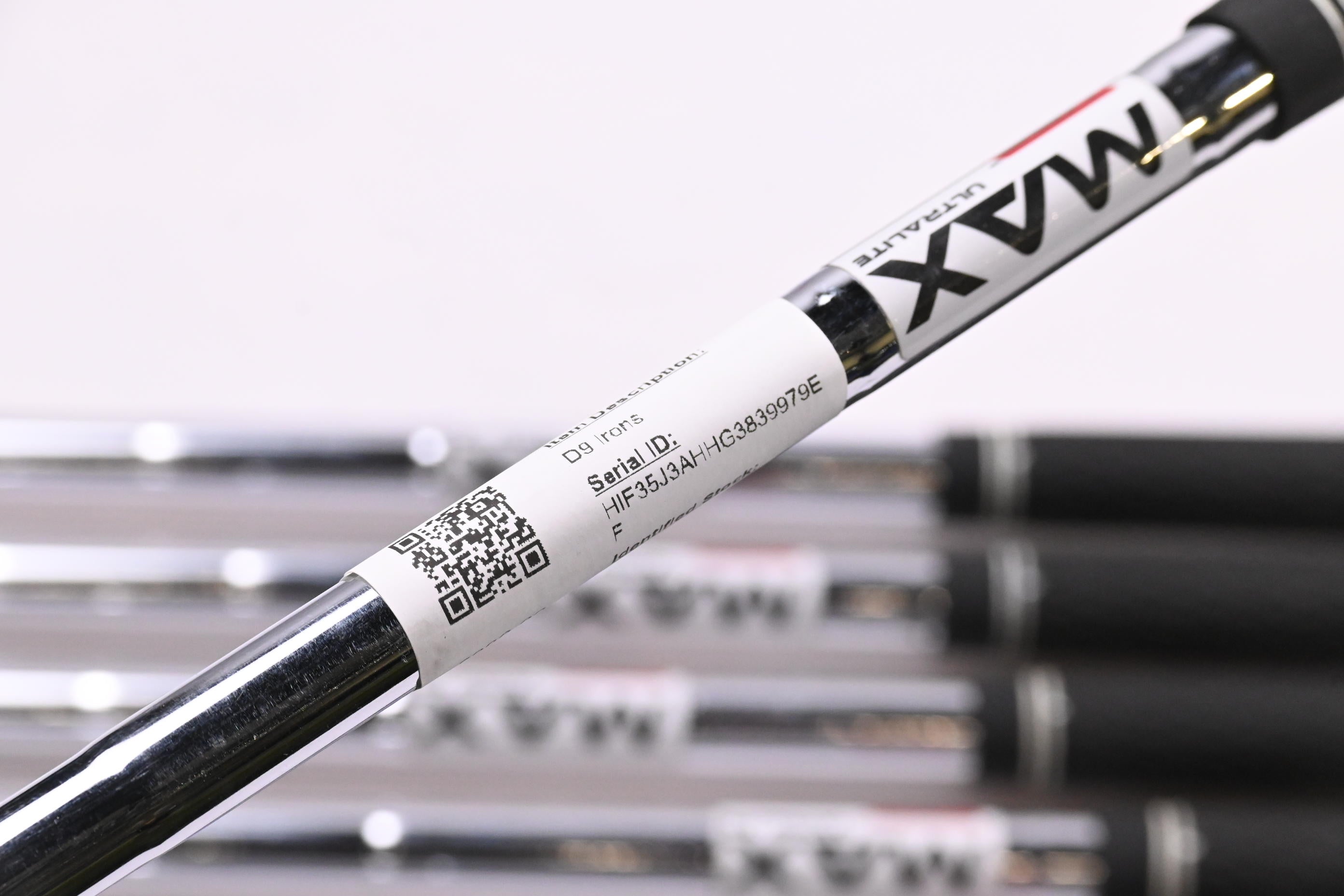 Wilson D9 Irons / 5-PW+GW+SW / Senior Flex KBS Max Ultralite Shafts