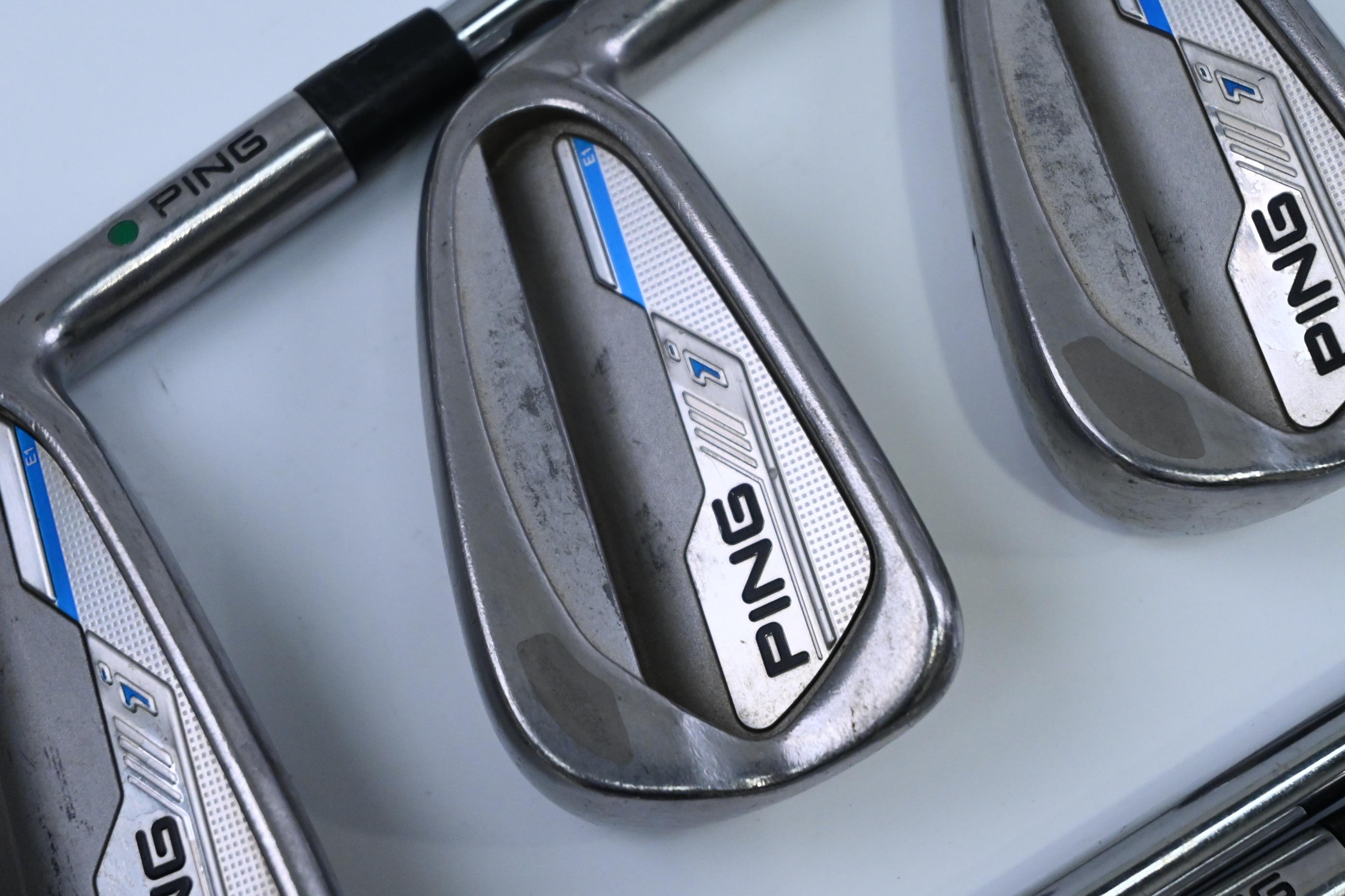 Ping i-Series E1 Irons / 5-PW / Green Dot / Stiff Flex NS Pro Modus3 Shafts