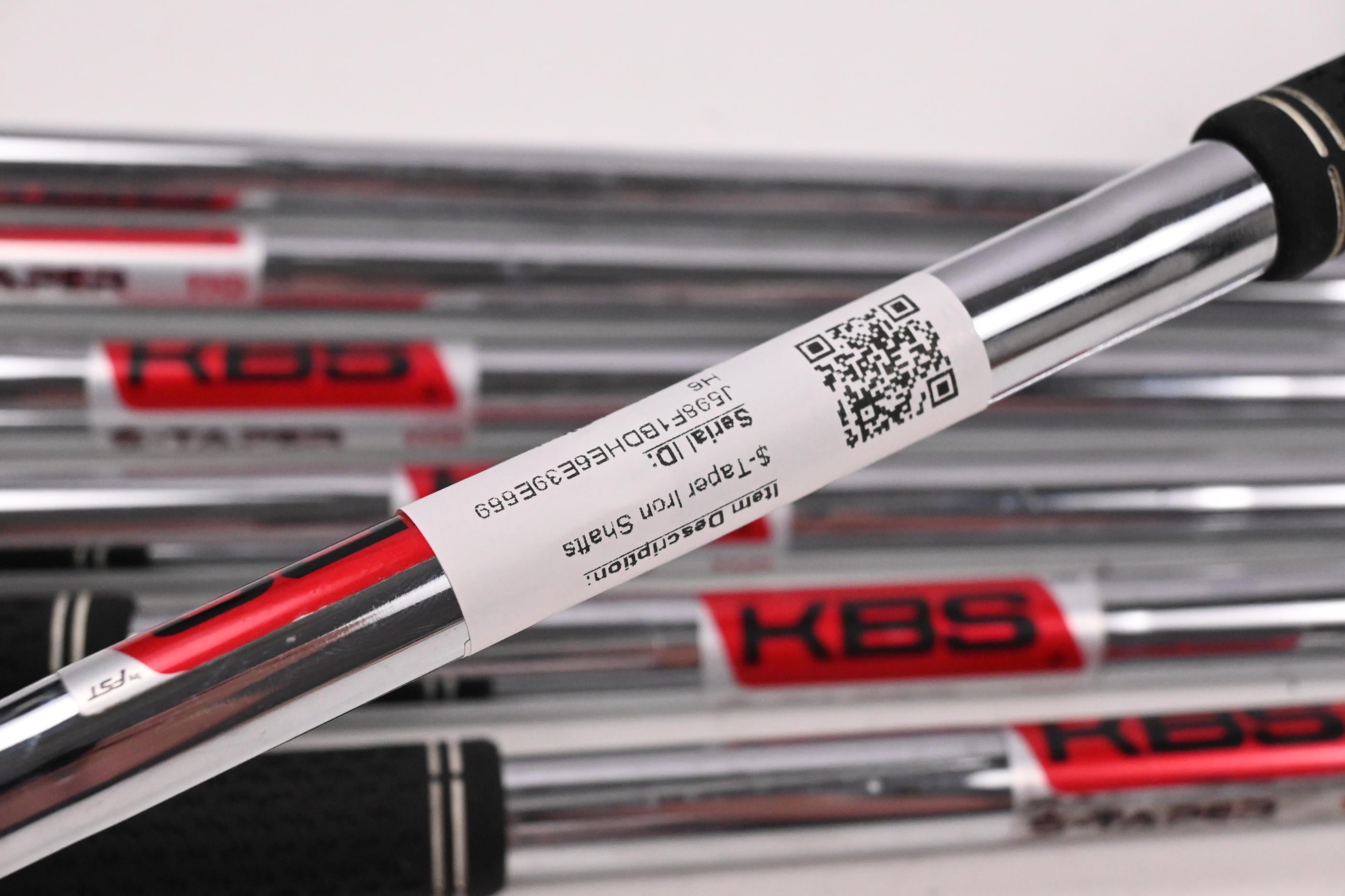 KBS $-Taper 110 Iron Shafts / Regular Flex / Set of 7 / .355" Taper Tips
