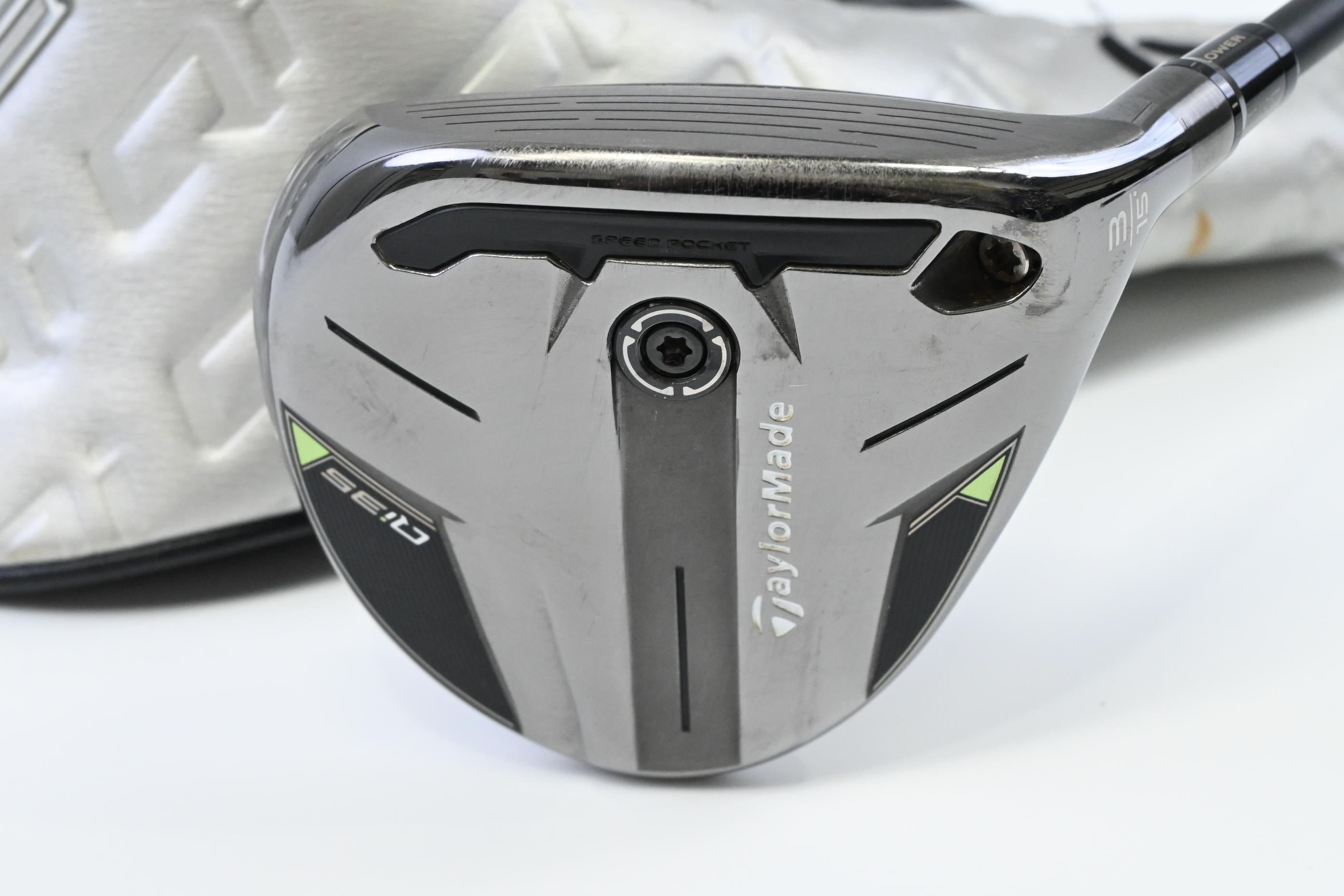 Taylormade Qi35 #3 Wood / 15 Degree / X-Flex Kai'li Dark Waves White 70 Shaft