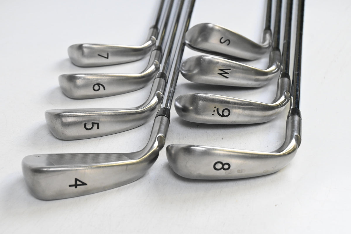 Ping G Series Irons / 4-PW+SW / Green Dot / Regular Flex Ping AWT 2.0 Shafts