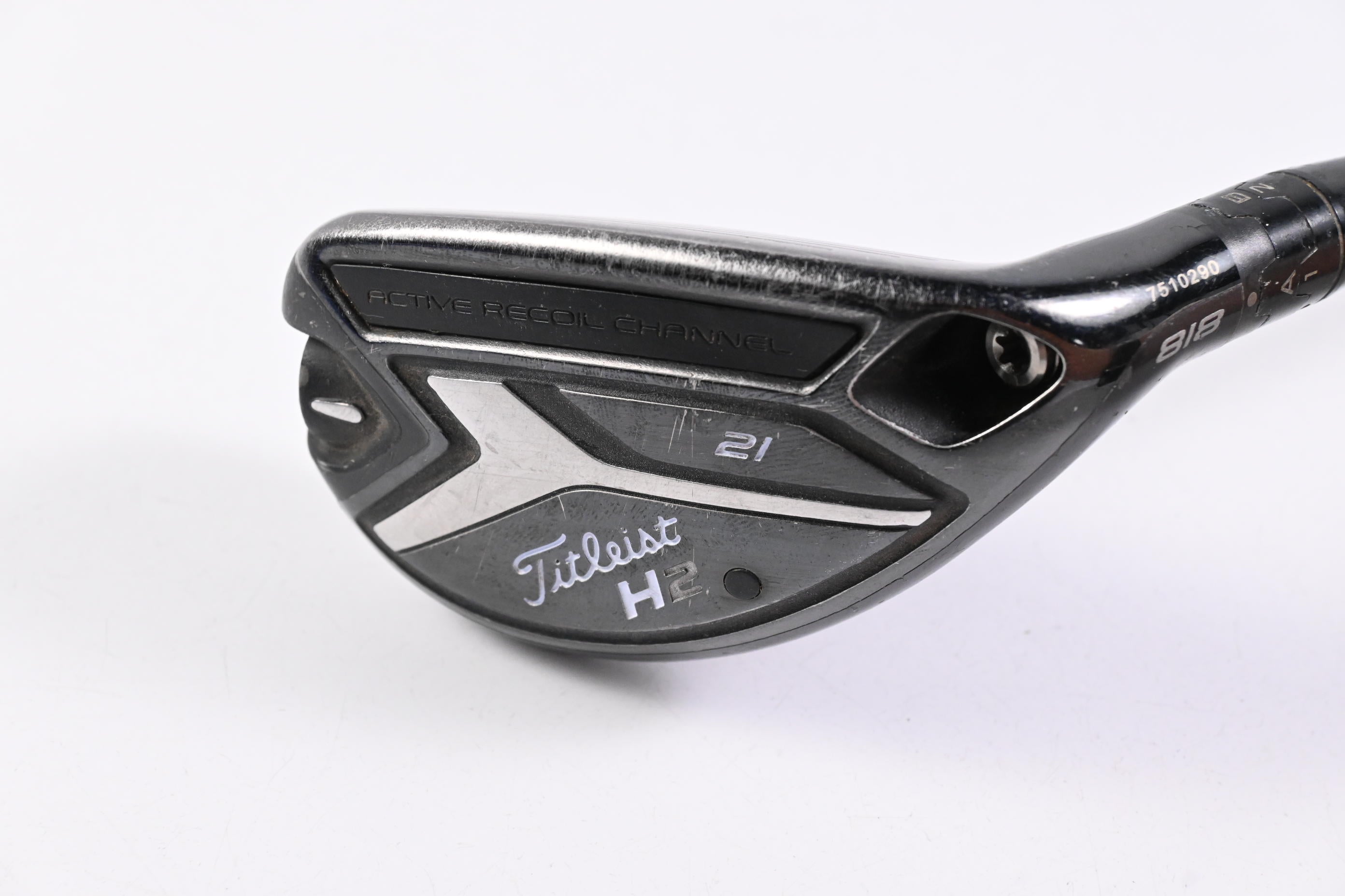 Titleist 818 H2 #3 Hybrid / 21 Degree / Stiff Flex Aldila Rogue M.AX 85 Shaft