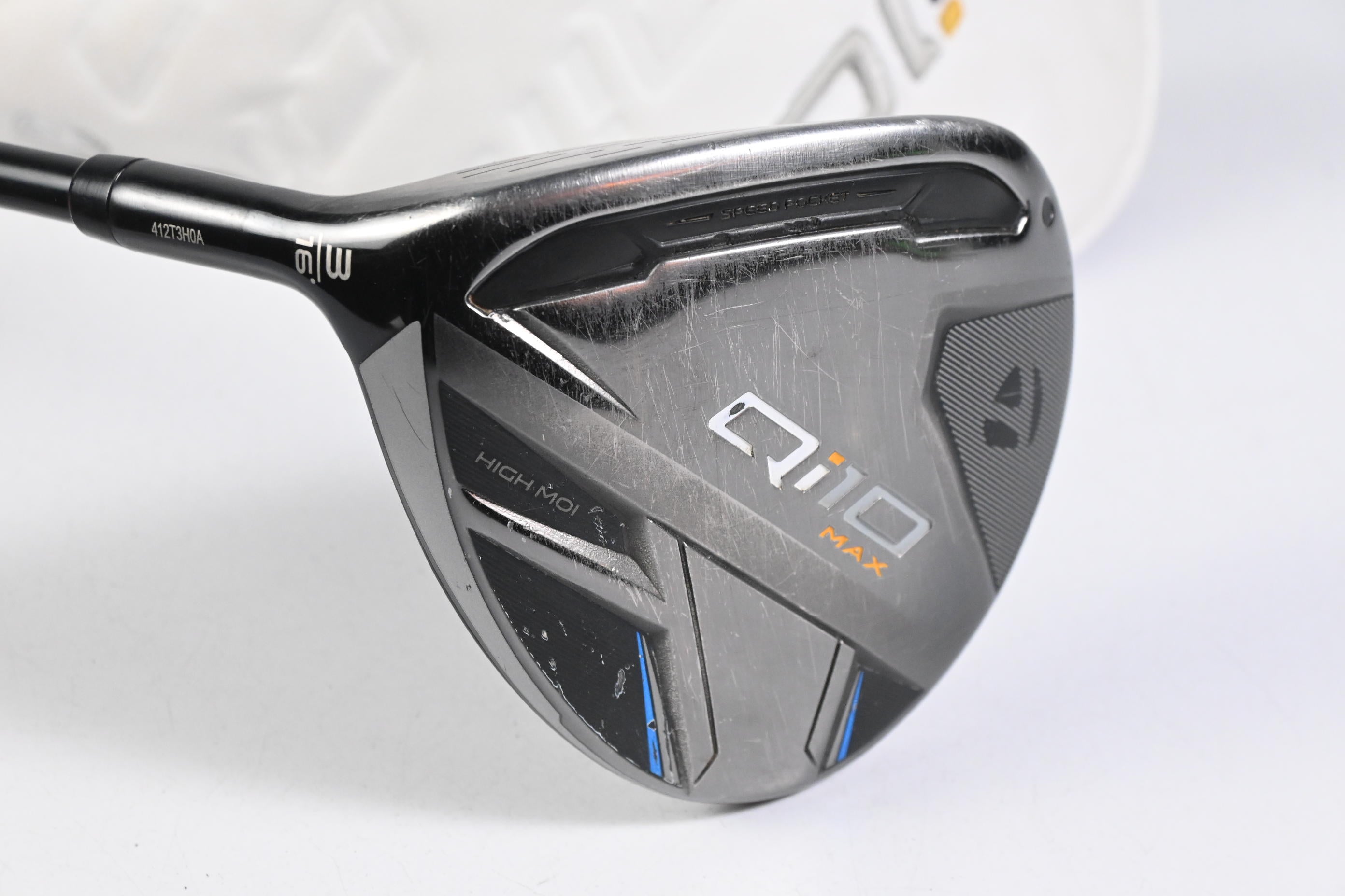 Left Hand Taylormade Qi10 Max #3 Wood / 16 Degree / Stiff Flex Ventus TR Blue 6